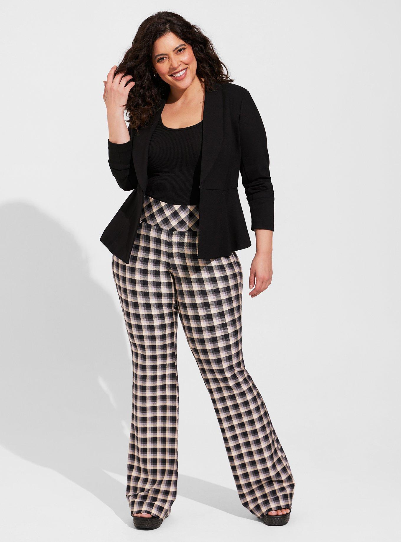 Plus Size - Trouser A-Line Flare Studio Luxe Ponte Pant - Torrid