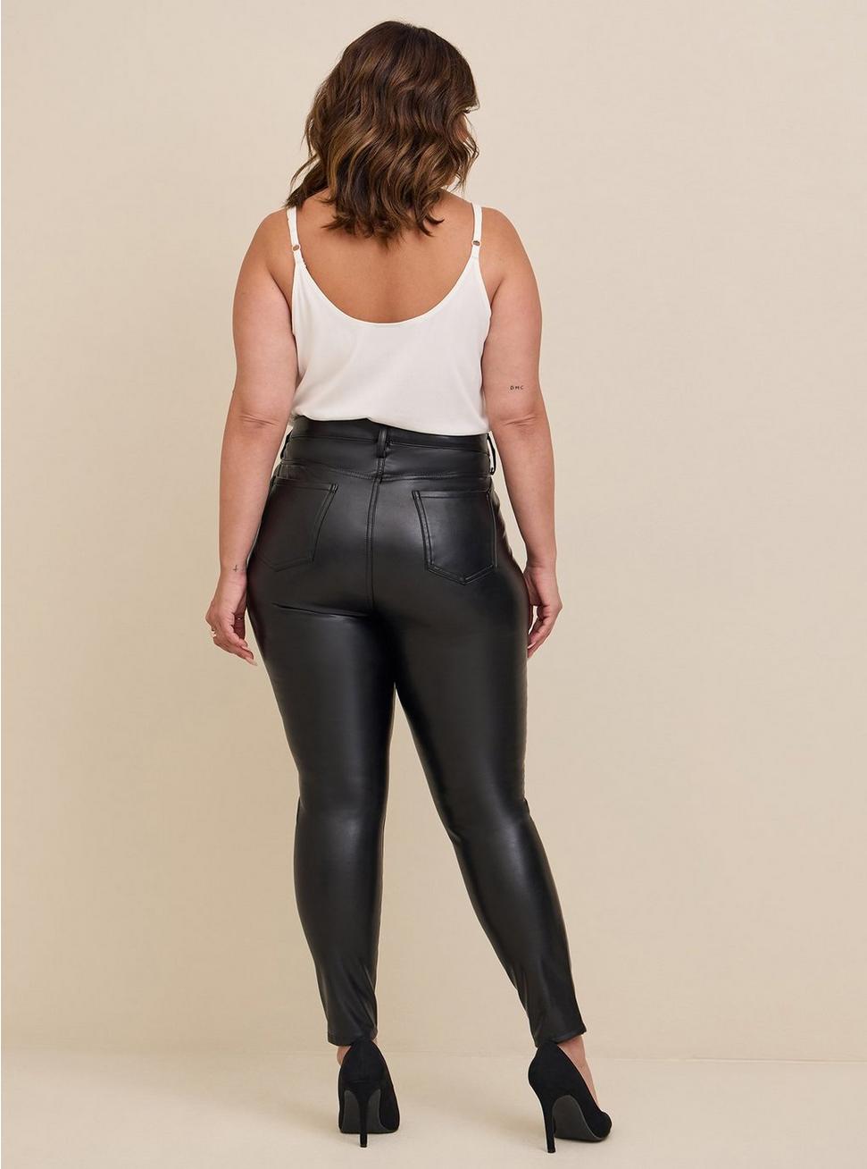 Plus Size - Sky High Skinny Faux Leather High-Rise Pant - Torrid