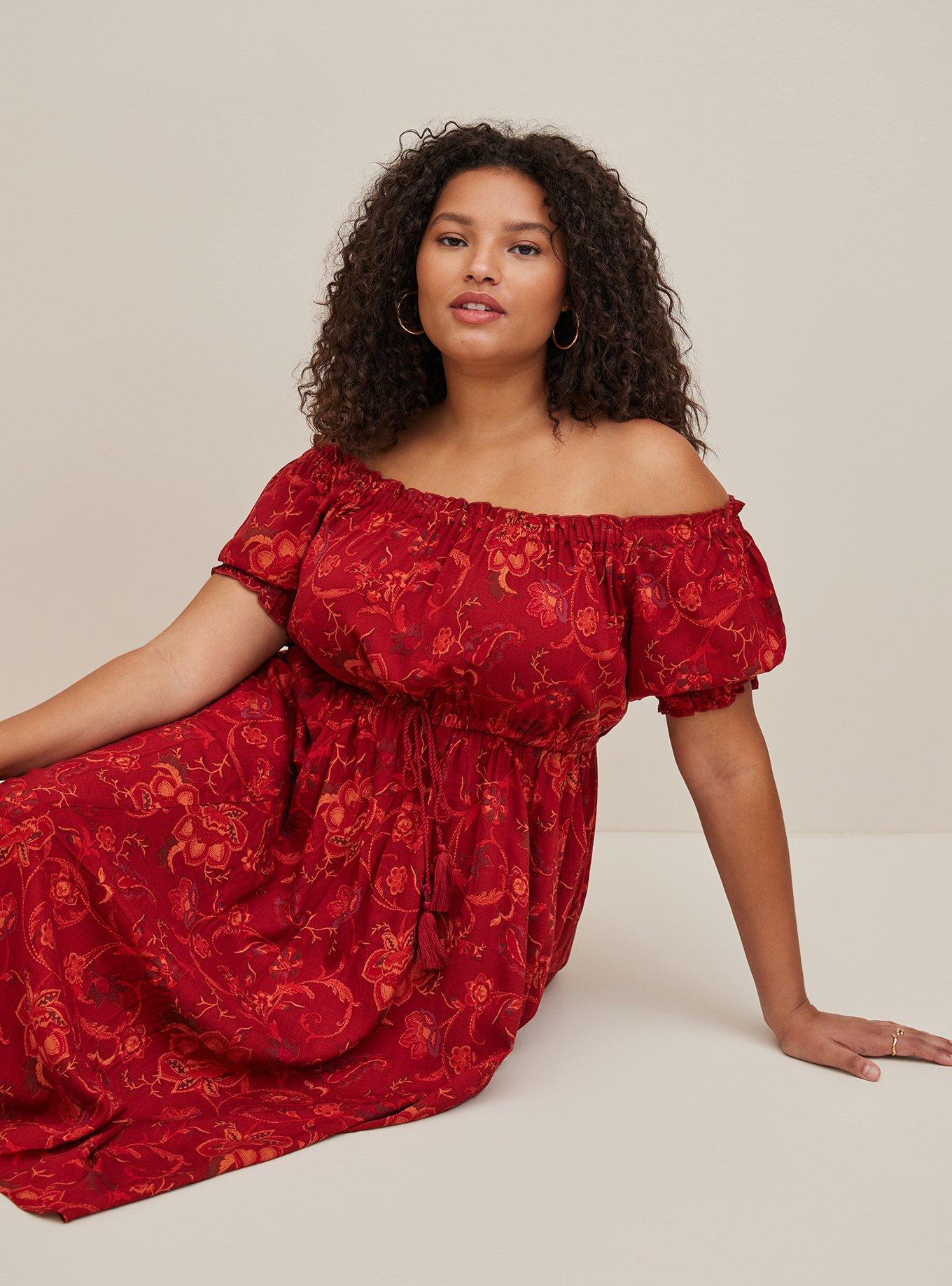 Twill Plus Size Dresses for Women