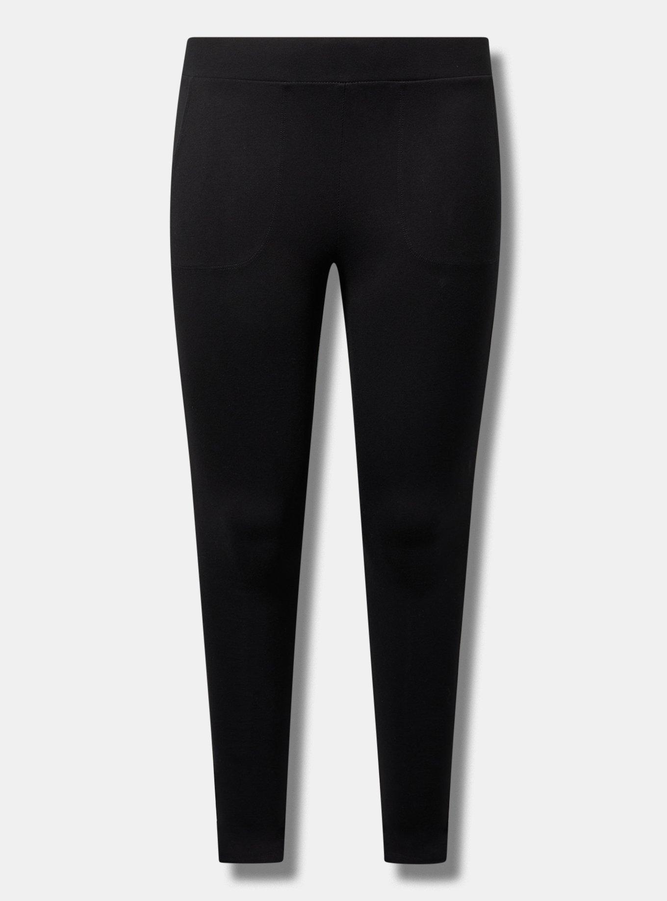 Plus Cotton Elastane Basic Stirrup Leggings