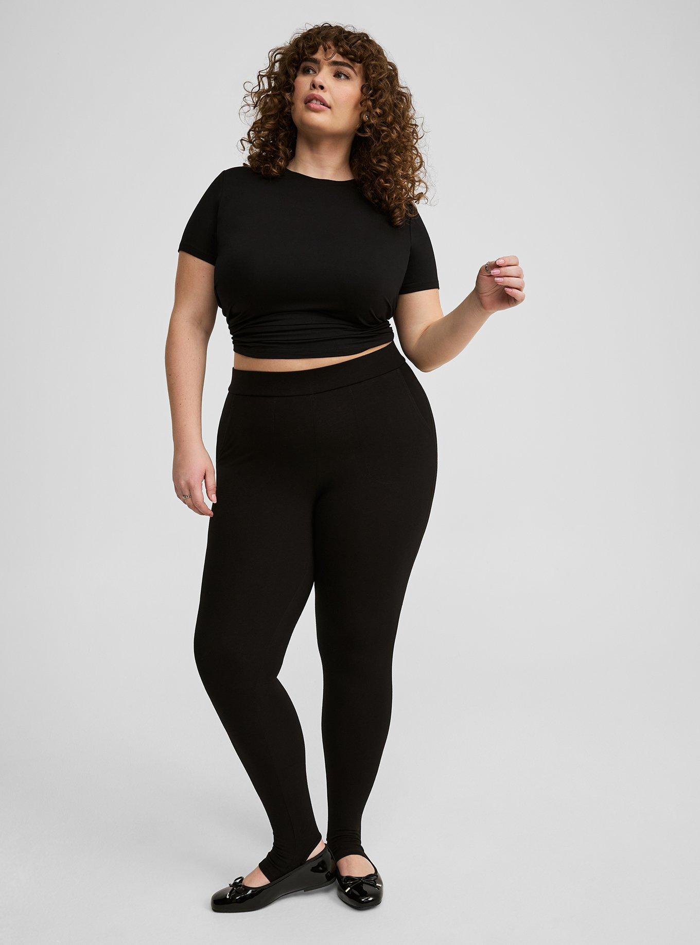 Plus Size - Full Length Signature Waist Stirrup Pocket Legging