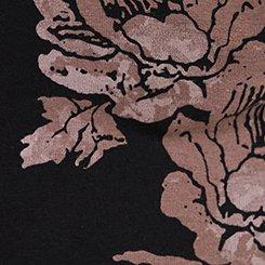 Capri Pocket Legging, FLOWER STAMPS FLORAL BLACK, swatch