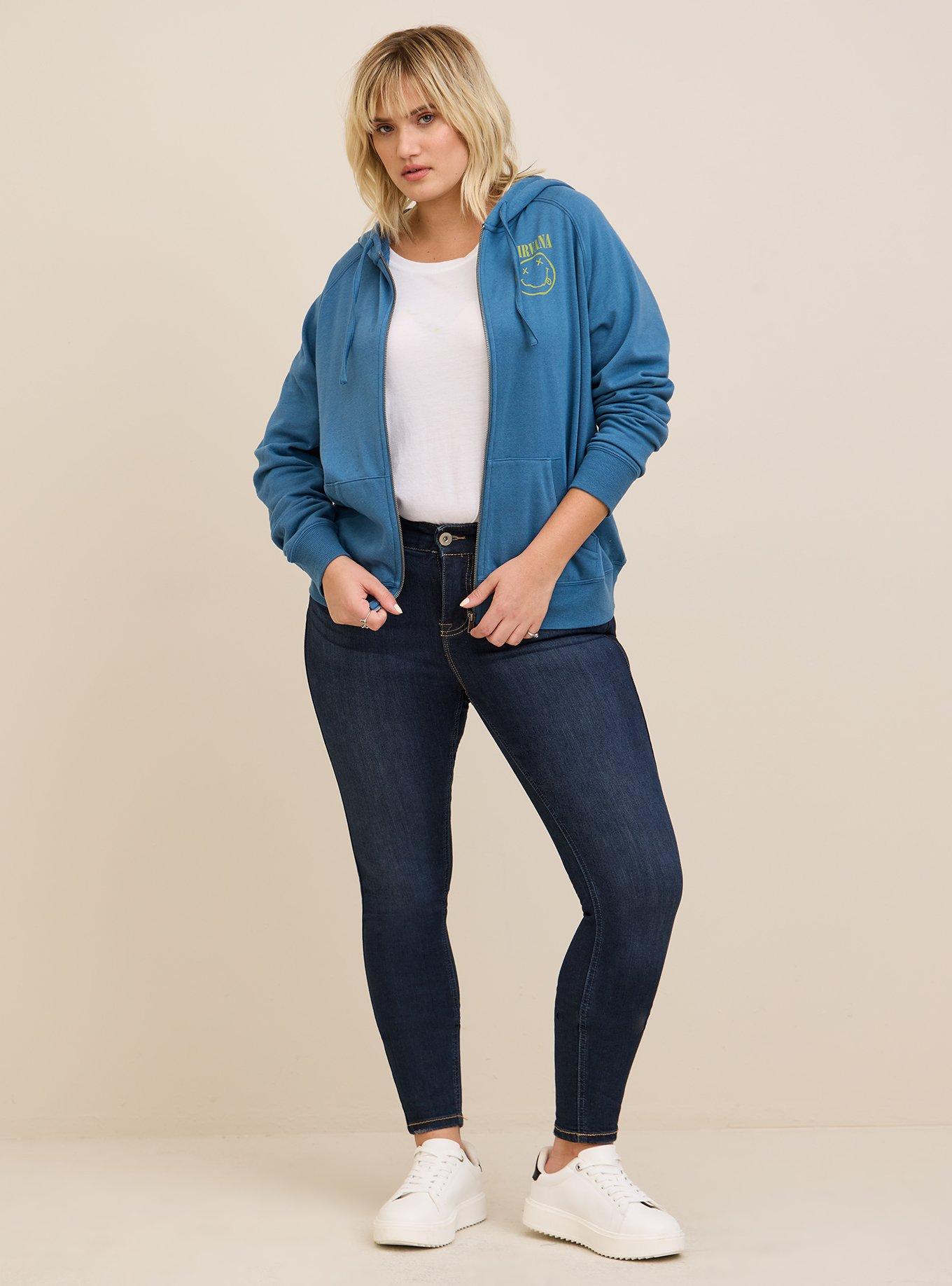 Plus Size - Nirvana Cozy Fleece Zip Hoodie - Torrid