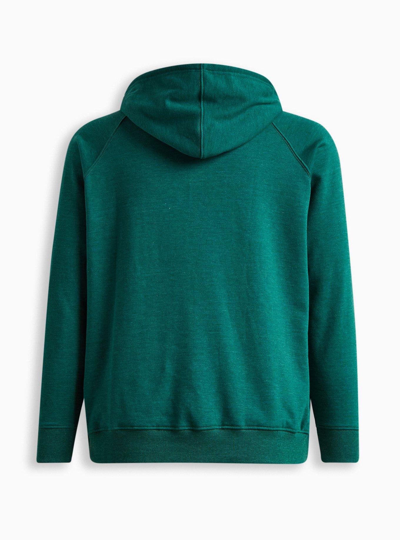 How The Grinch Stole Christmas Cozy Fleece Hoodie, EVERGREEN, alternate