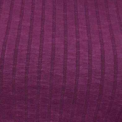 Plus Size Mini Brushed Rib Tiered Skater Dress, POTENT PURPLE, swatch