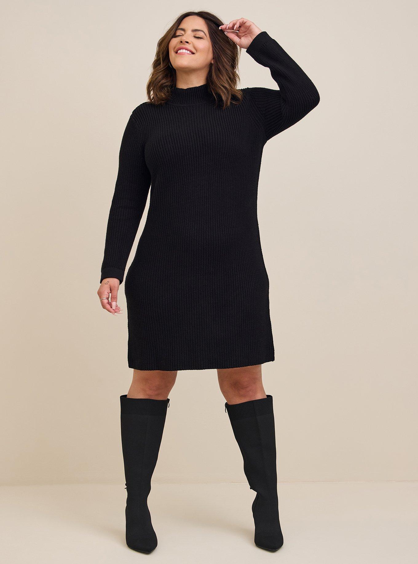 Torrid sweater dress top