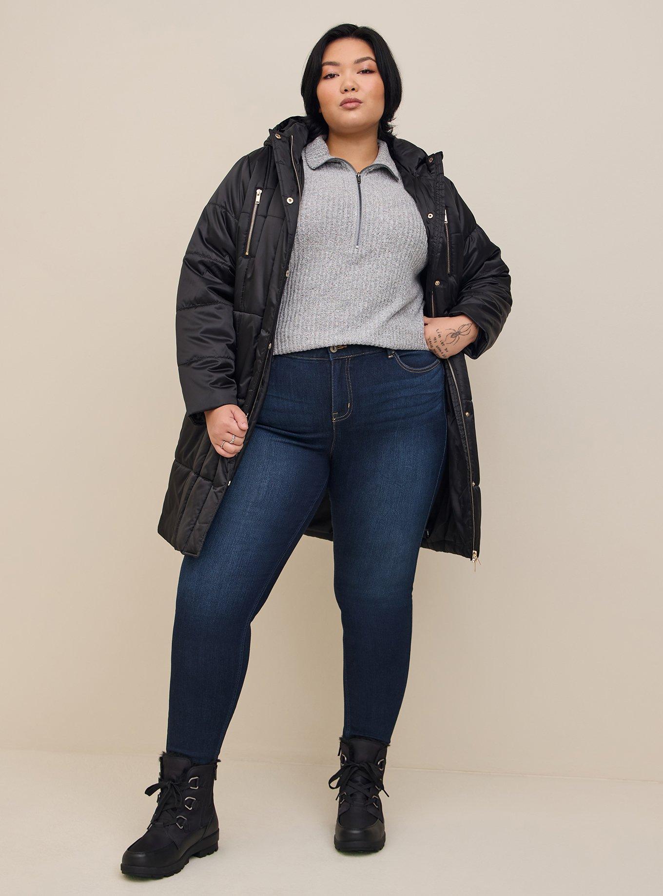 Shop Plus Size Plush Lounge Zip Hoodie in Pink, Sizes 12-30