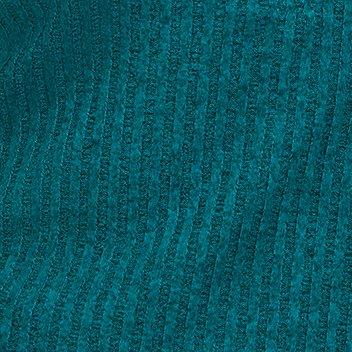 Relaxed Fit Super Soft Plush Rib Quarter Zip Sweatshirt, BLUE, swatch