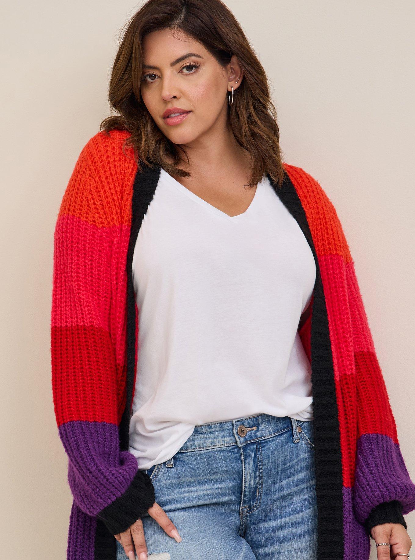 Plus size balloon sleeve on sale sweater