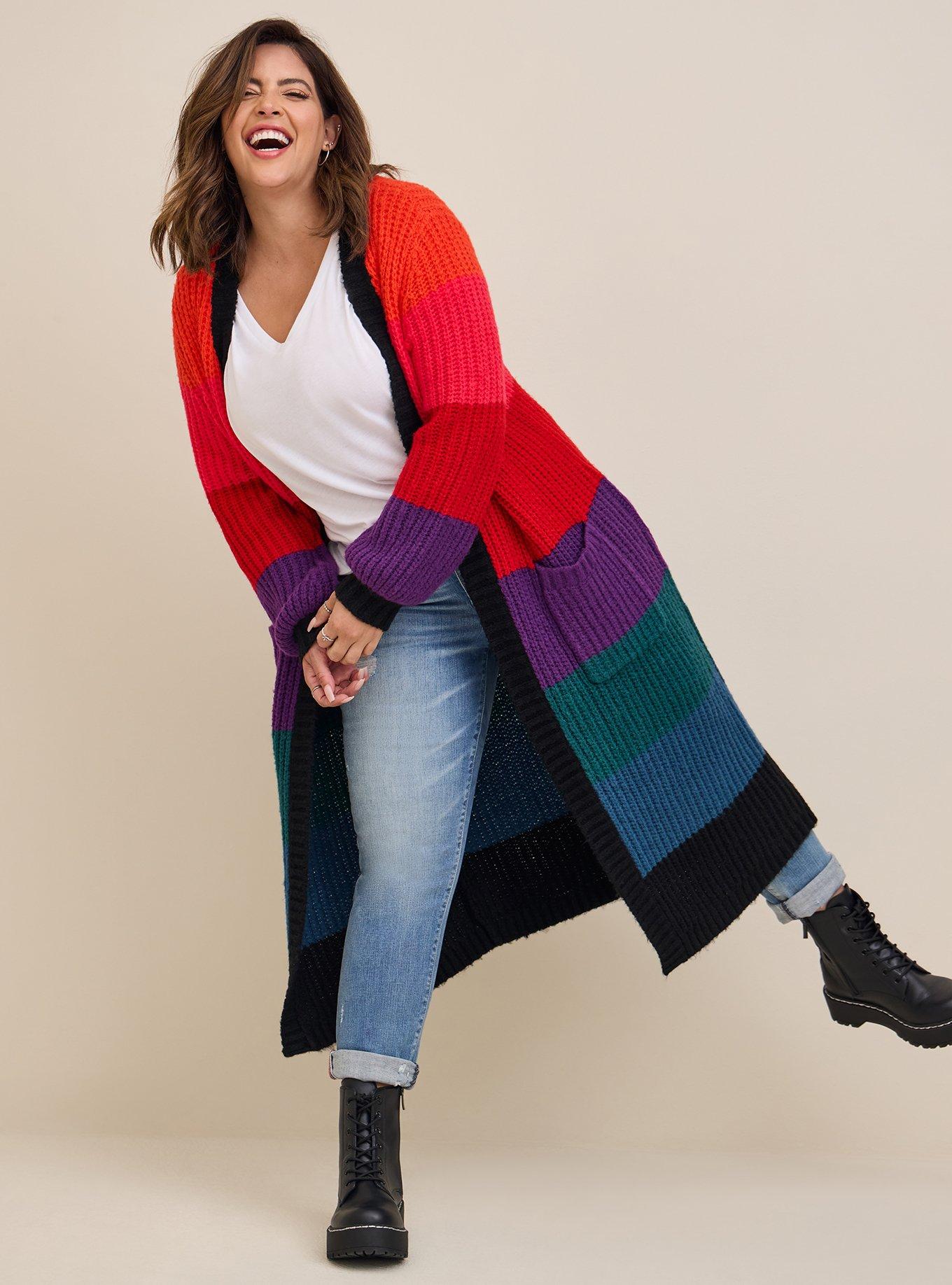 Plus Size - Chunky Duster Balloon Sleeve Sweater - Torrid