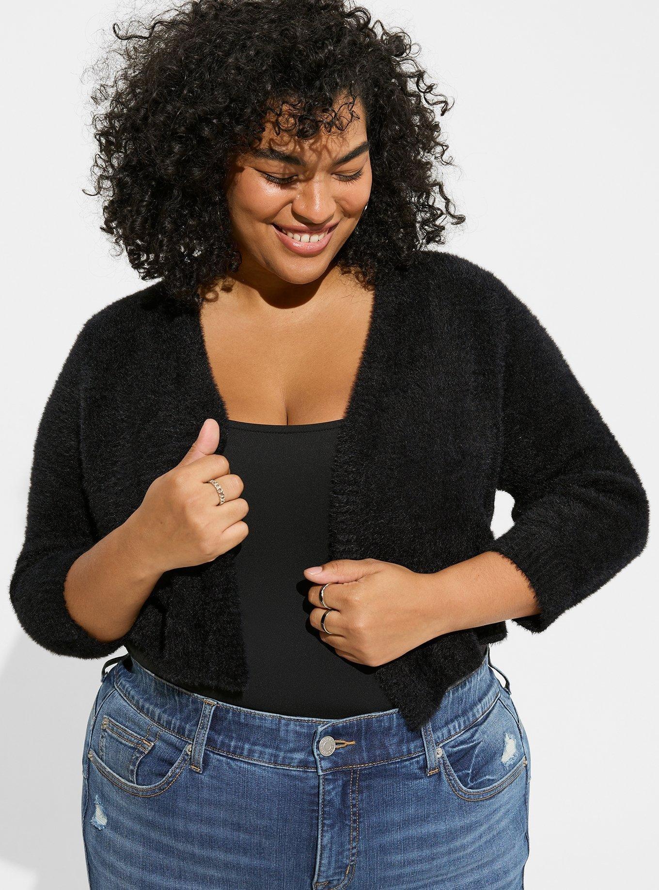 Eyelash Shrug Sweater