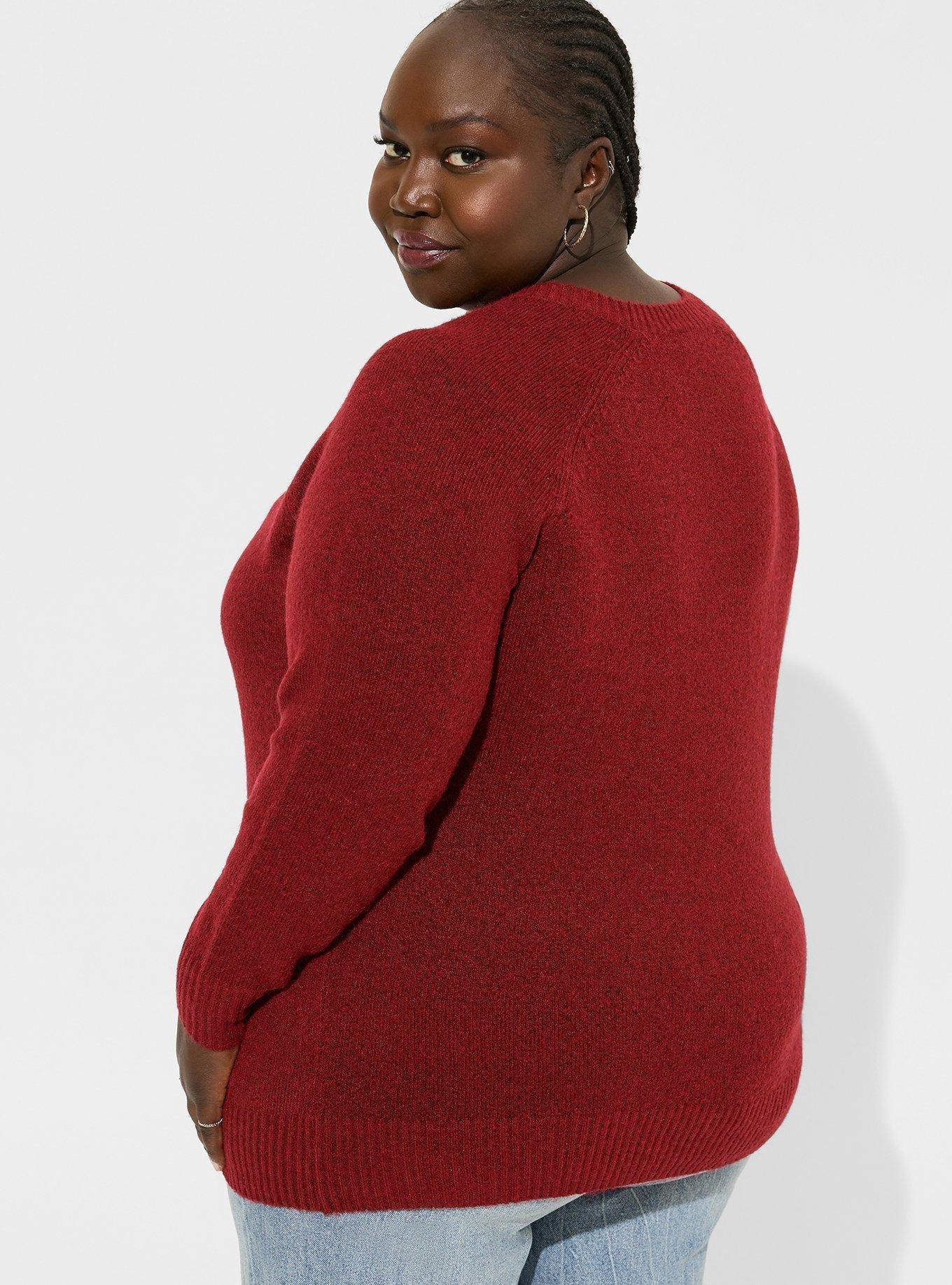 Plus cashmere clearance sweater