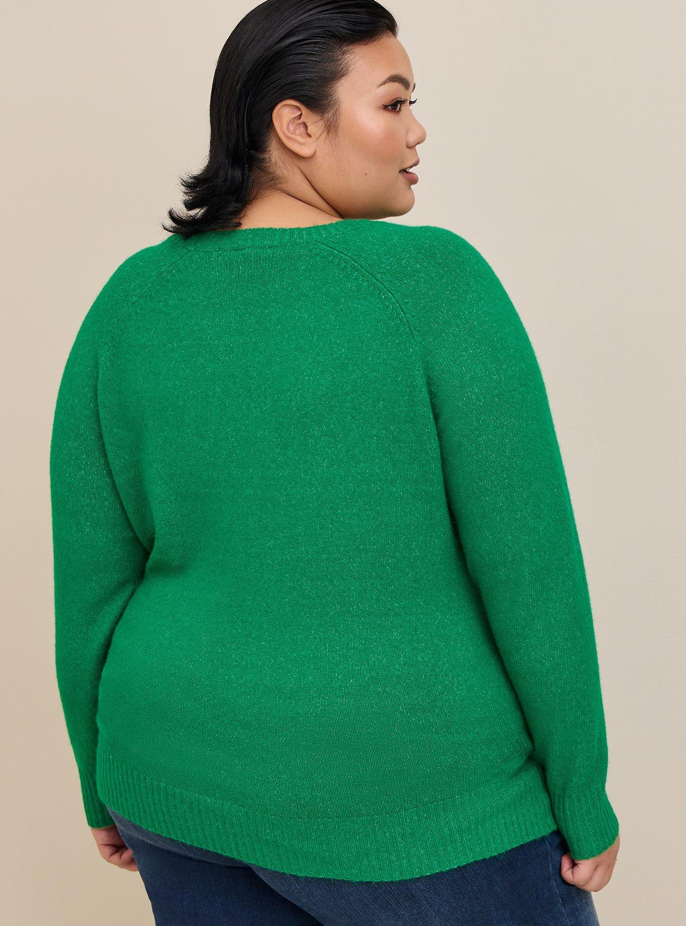 Plus Size - Vegan Cashmere Oversized Cardigan Sweater - Torrid