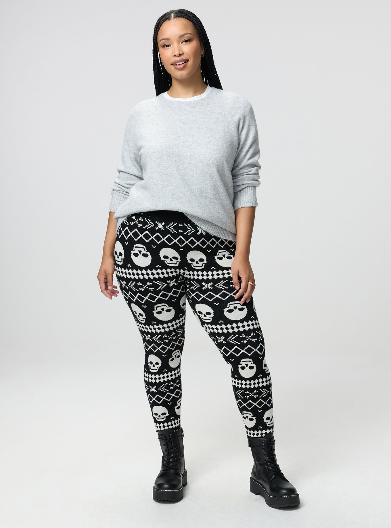 Vegan Cashmere Pullover Sweater, LT HEATHER GREY VEGAN CASHMERE, alternate