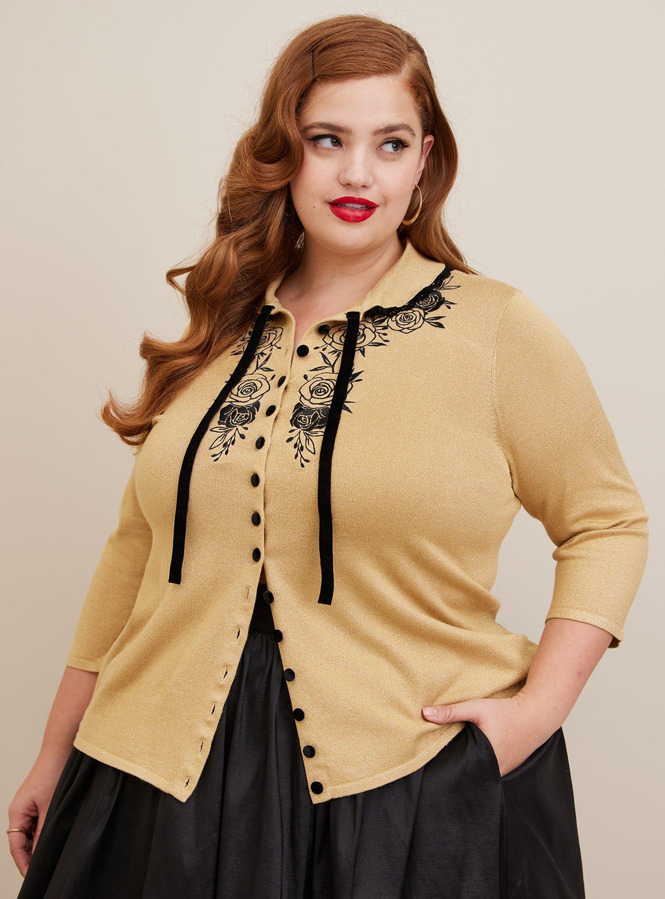 Torrid yellow cardigan sale