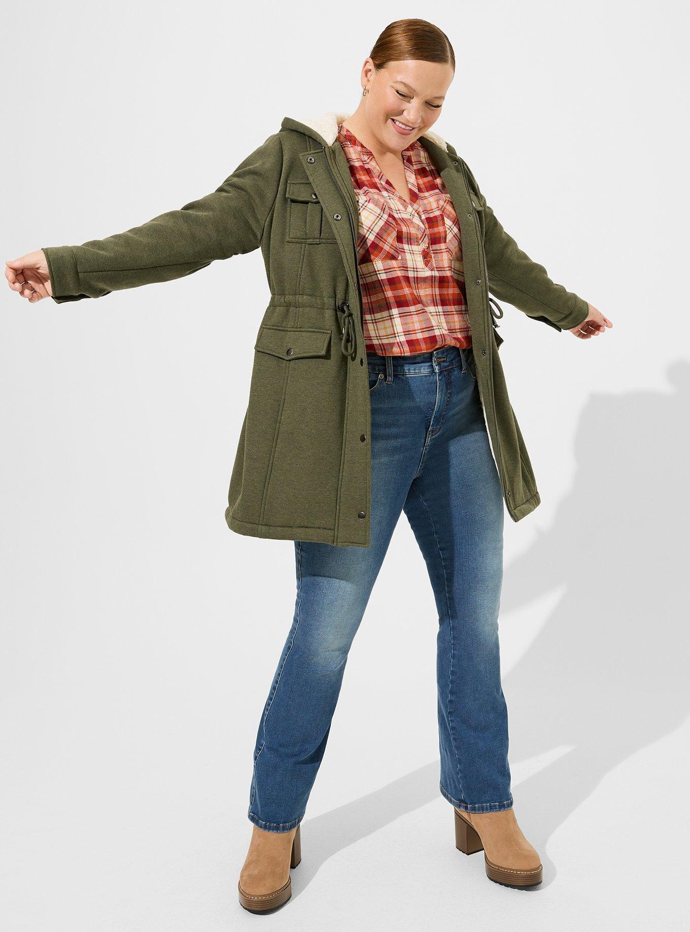 Torrid sherpa outlet jacket