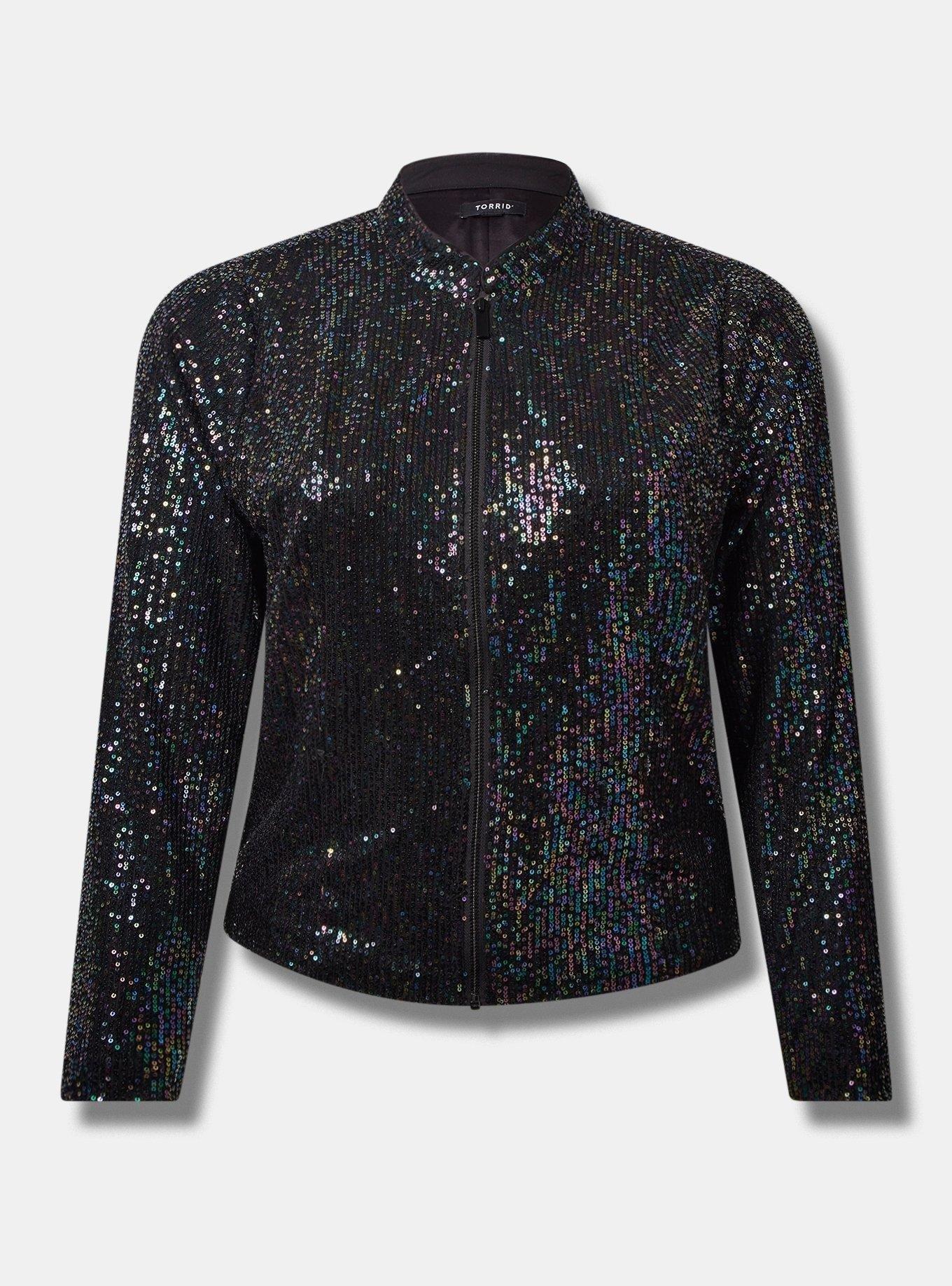 Torrid sequin outlet jacket