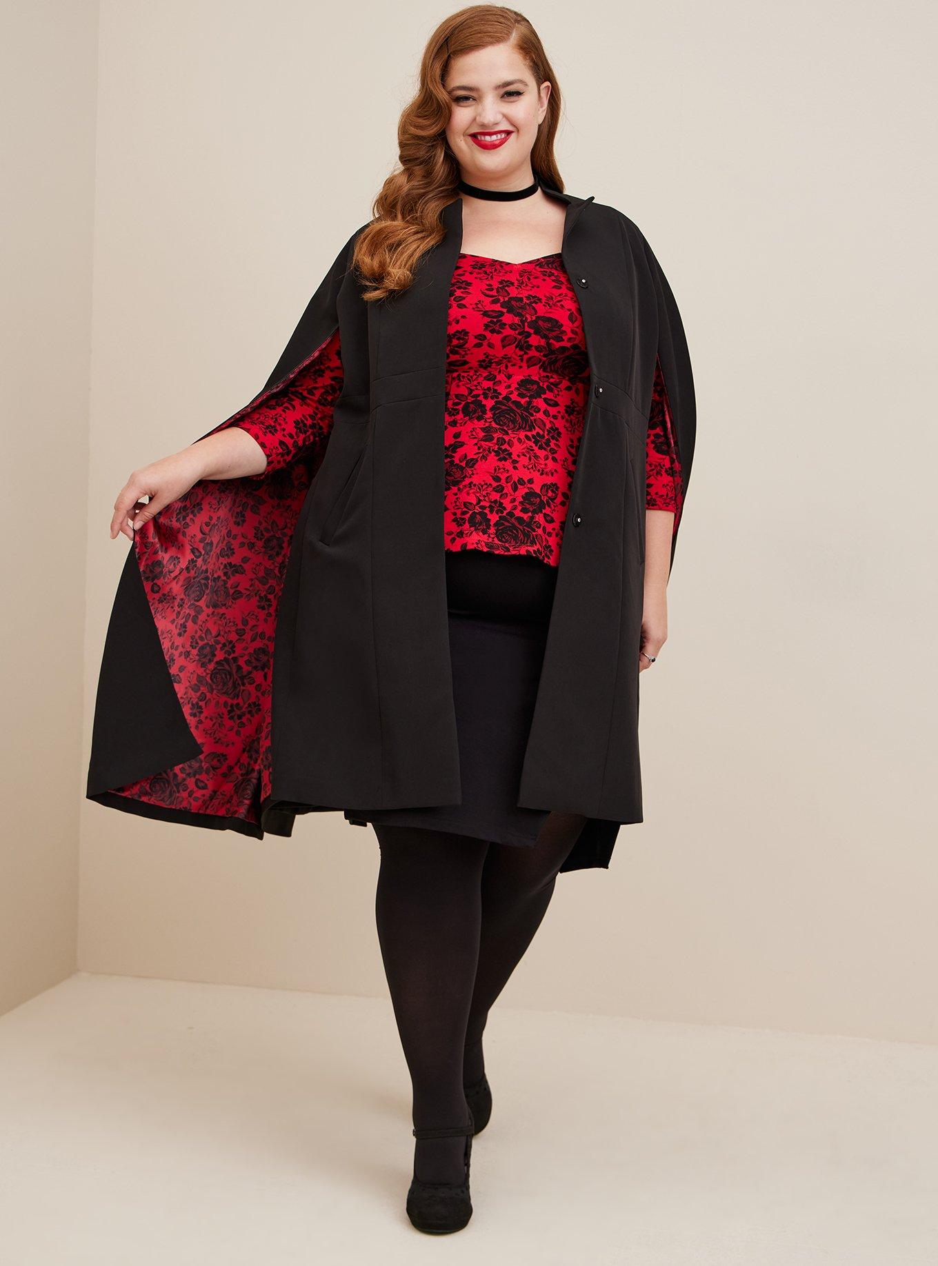 Plus Size - Wool Tie-Front Fit And Flare Coat - Torrid