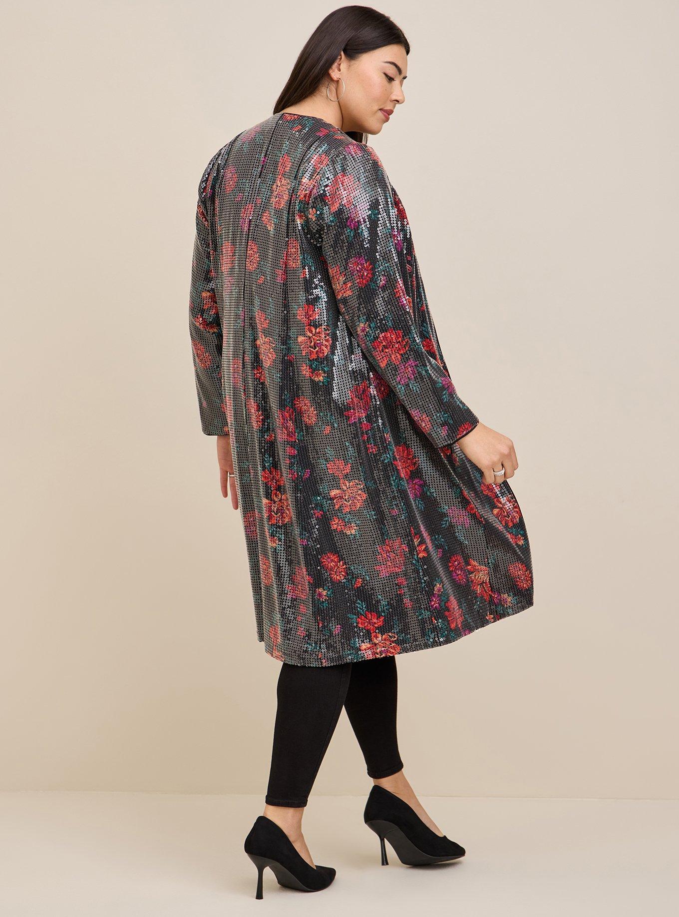 Velvet maxi hot sale kimono