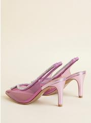 Pointed Toe Embellished Heel (WW), PINK, alternate
