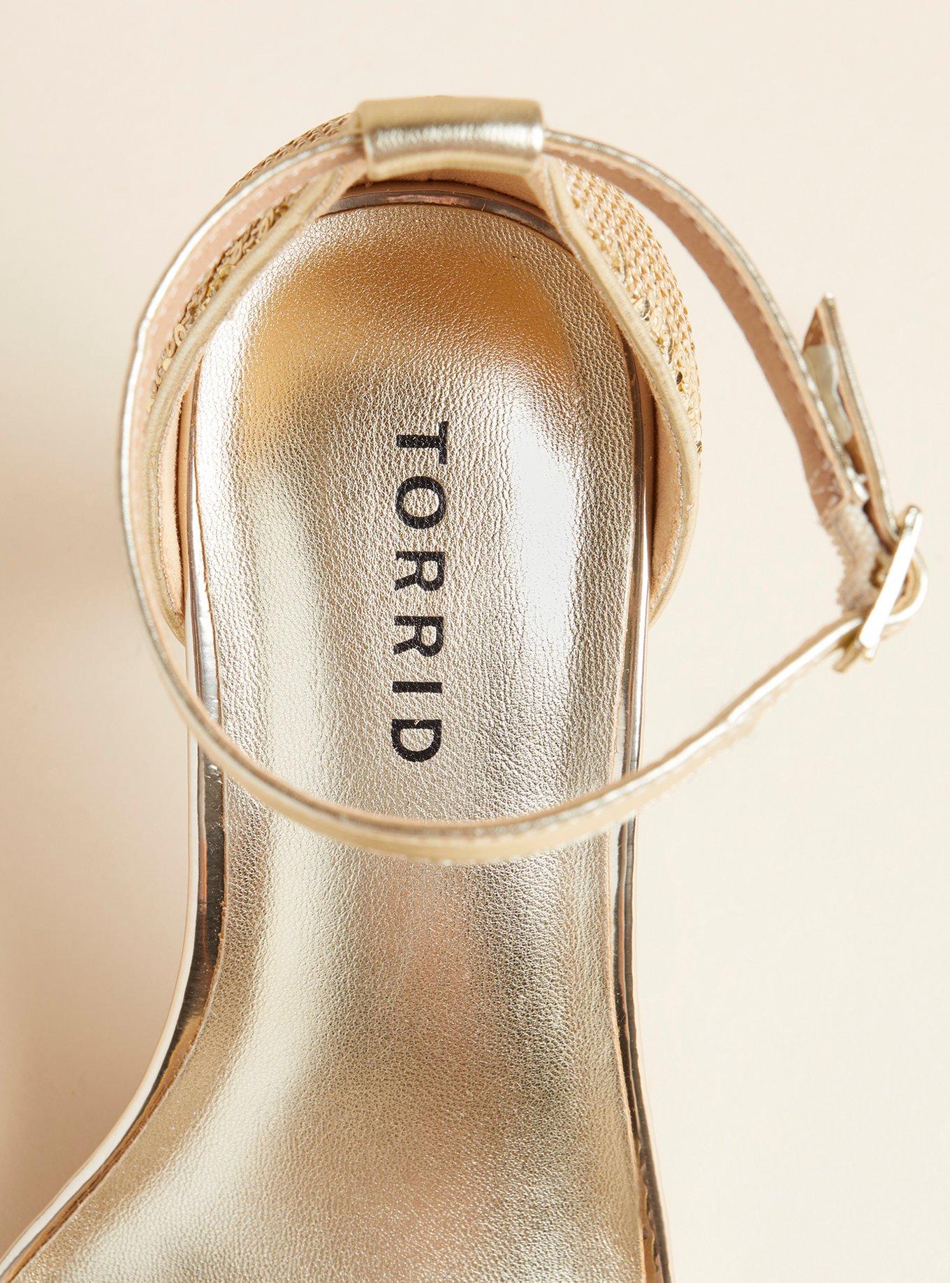 Torrid hot sale gold shoes