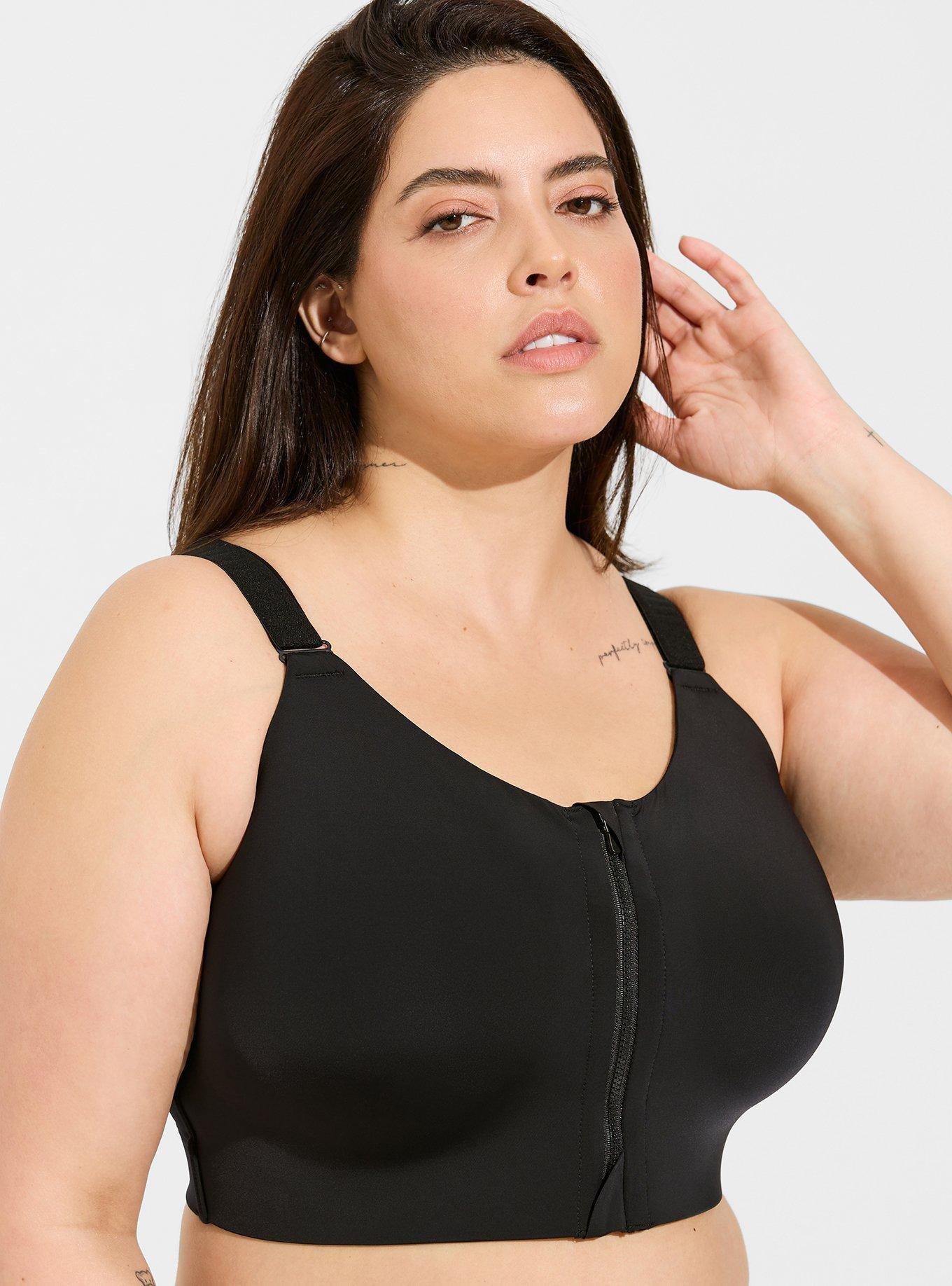 Wirefree Sports Bra High Impact Supportive Plus Size Tank Gym