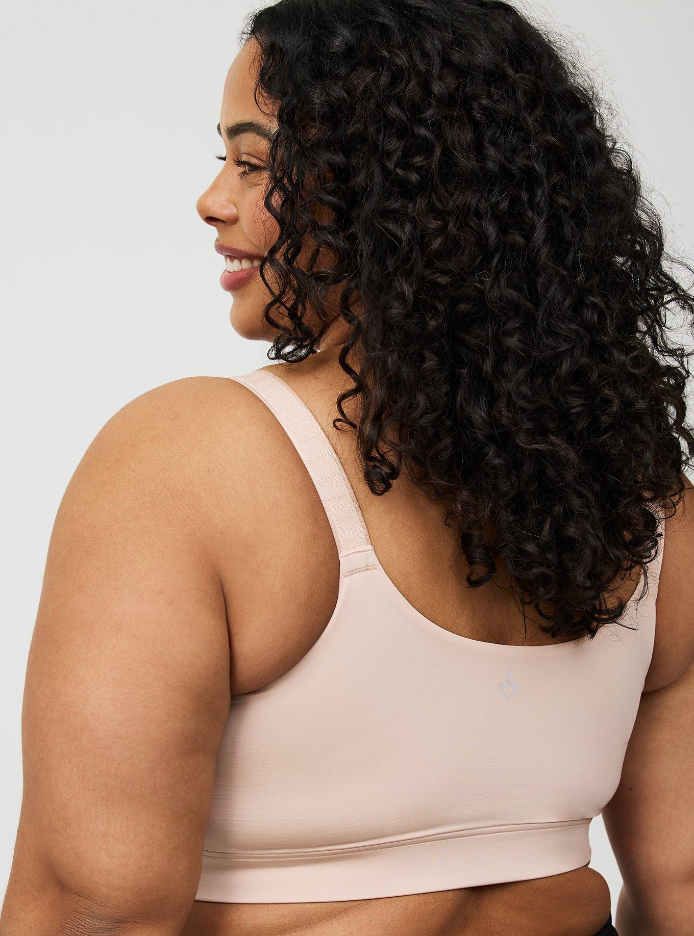 Wire-Free Hi-Impact Zip-Front Sports Bra