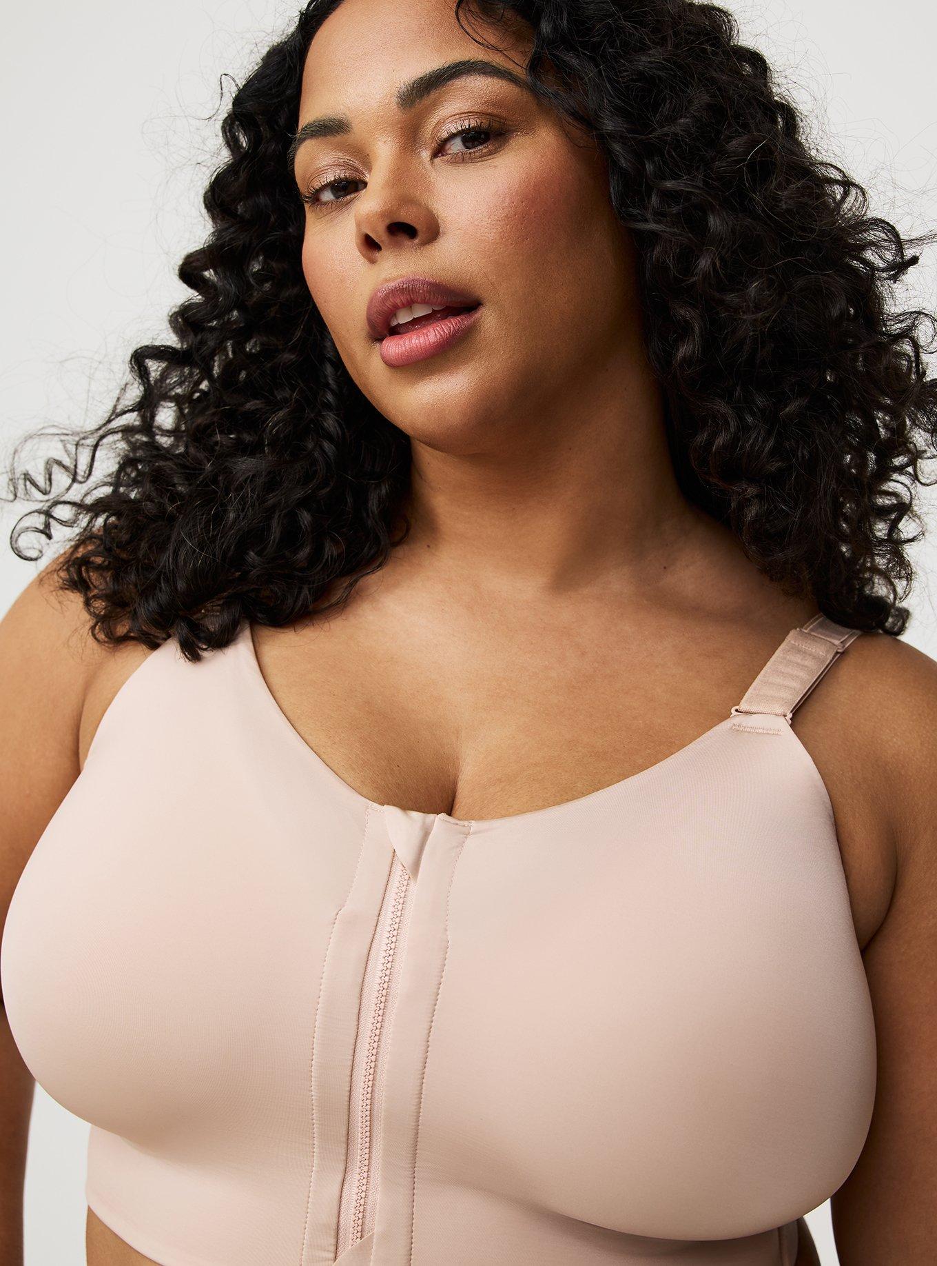 Wire-Free Hi-Impact Zip-Front Sports Bra