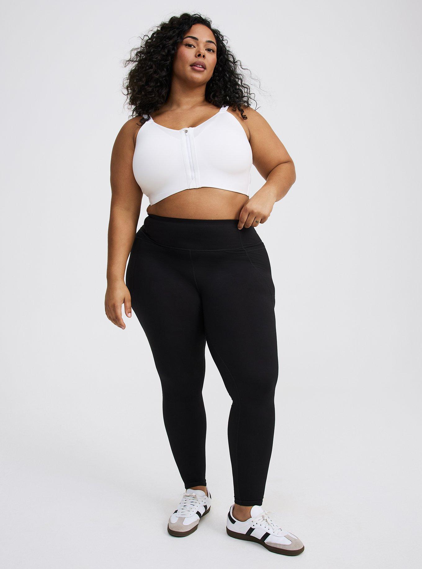 Wire-Free Hi-Impact Zip-Front Sports Bra