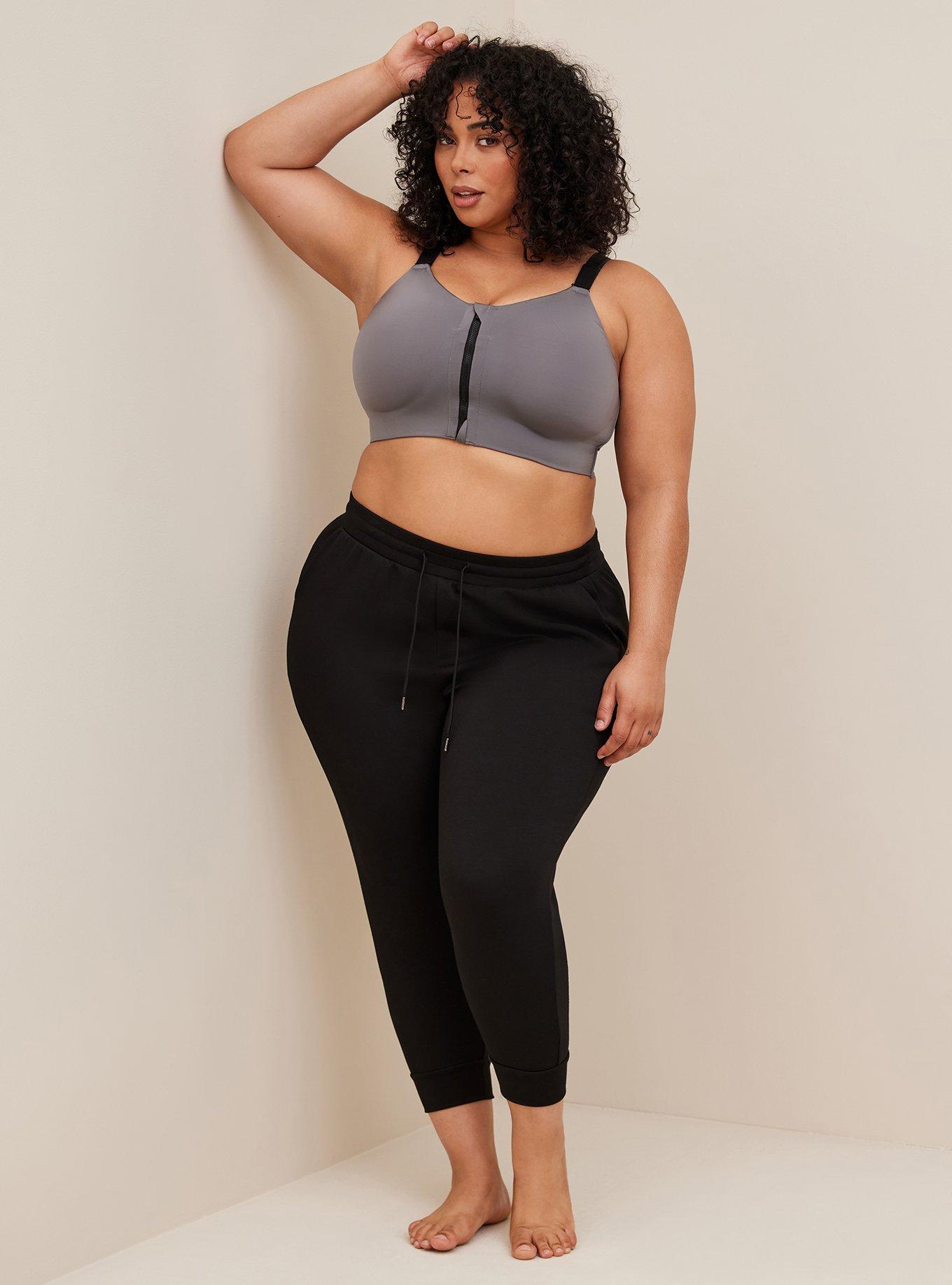 Plus Size - Wire-Free Hi-Impact Zip-Front Sports Bra - Torrid