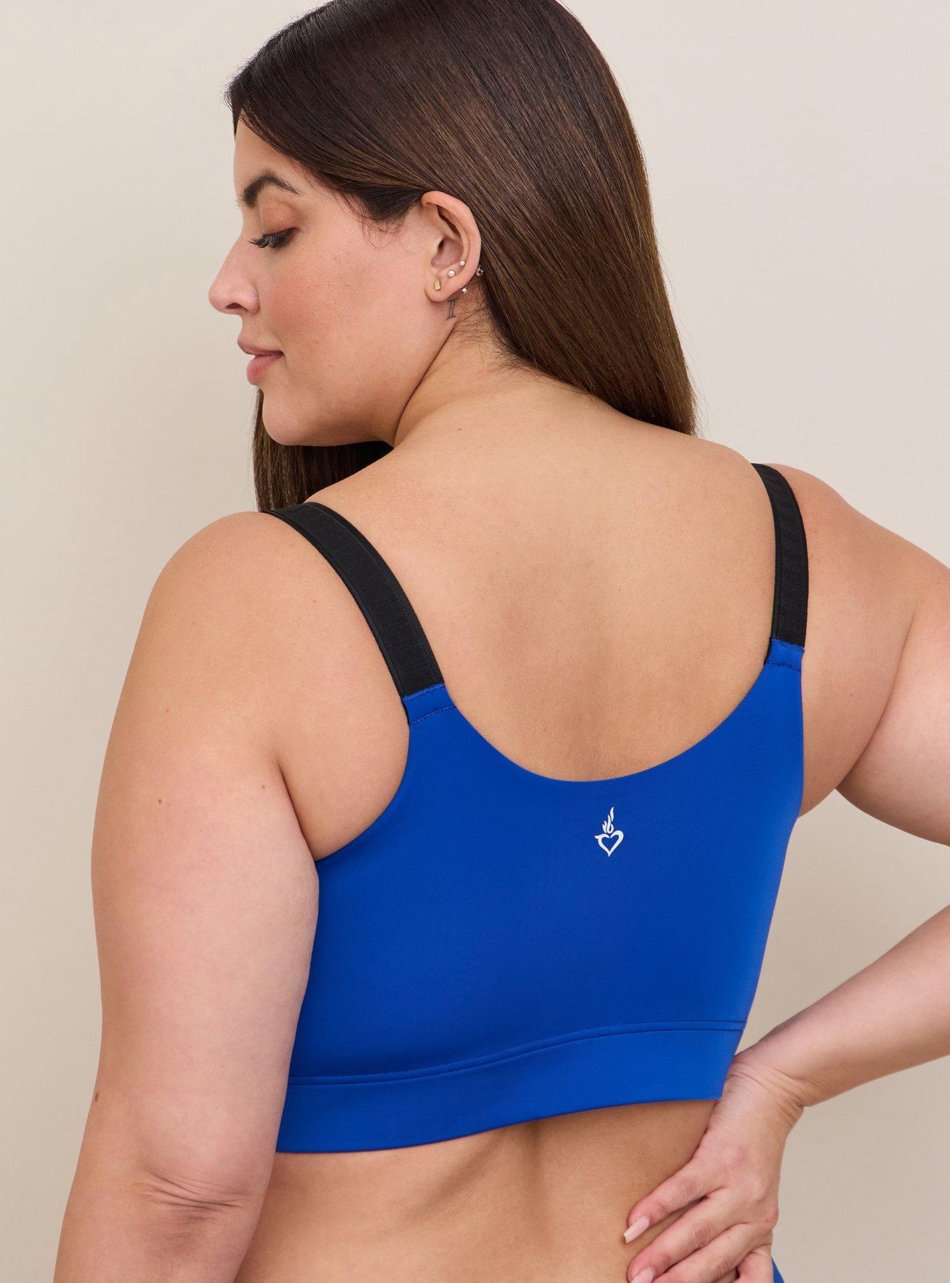 Plus Size - Wire-Free Hi-Impact Zip-Front Sports Bra - Torrid