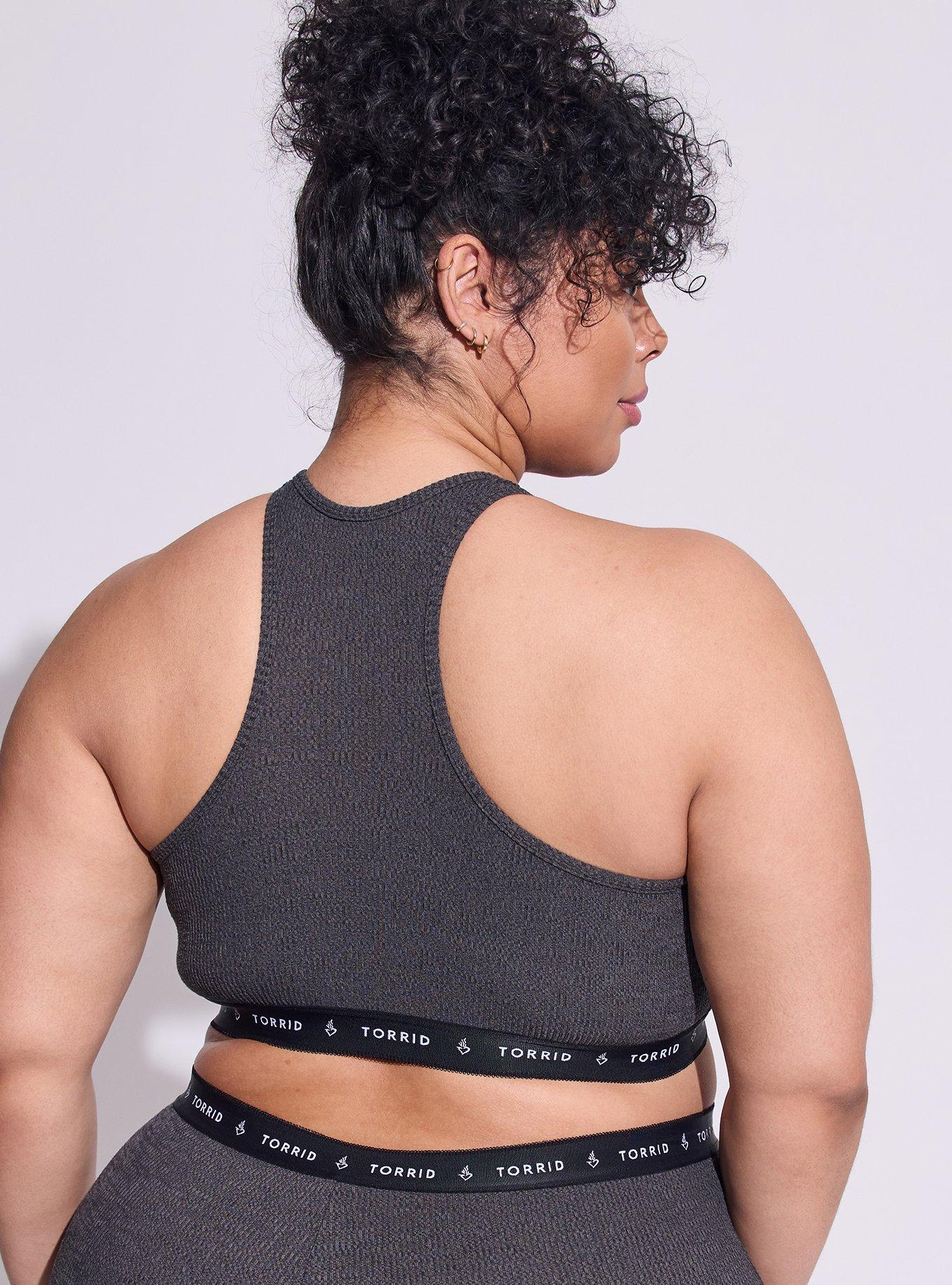 Plus Size - Lightly Lined Rib Henley Bralette - Torrid