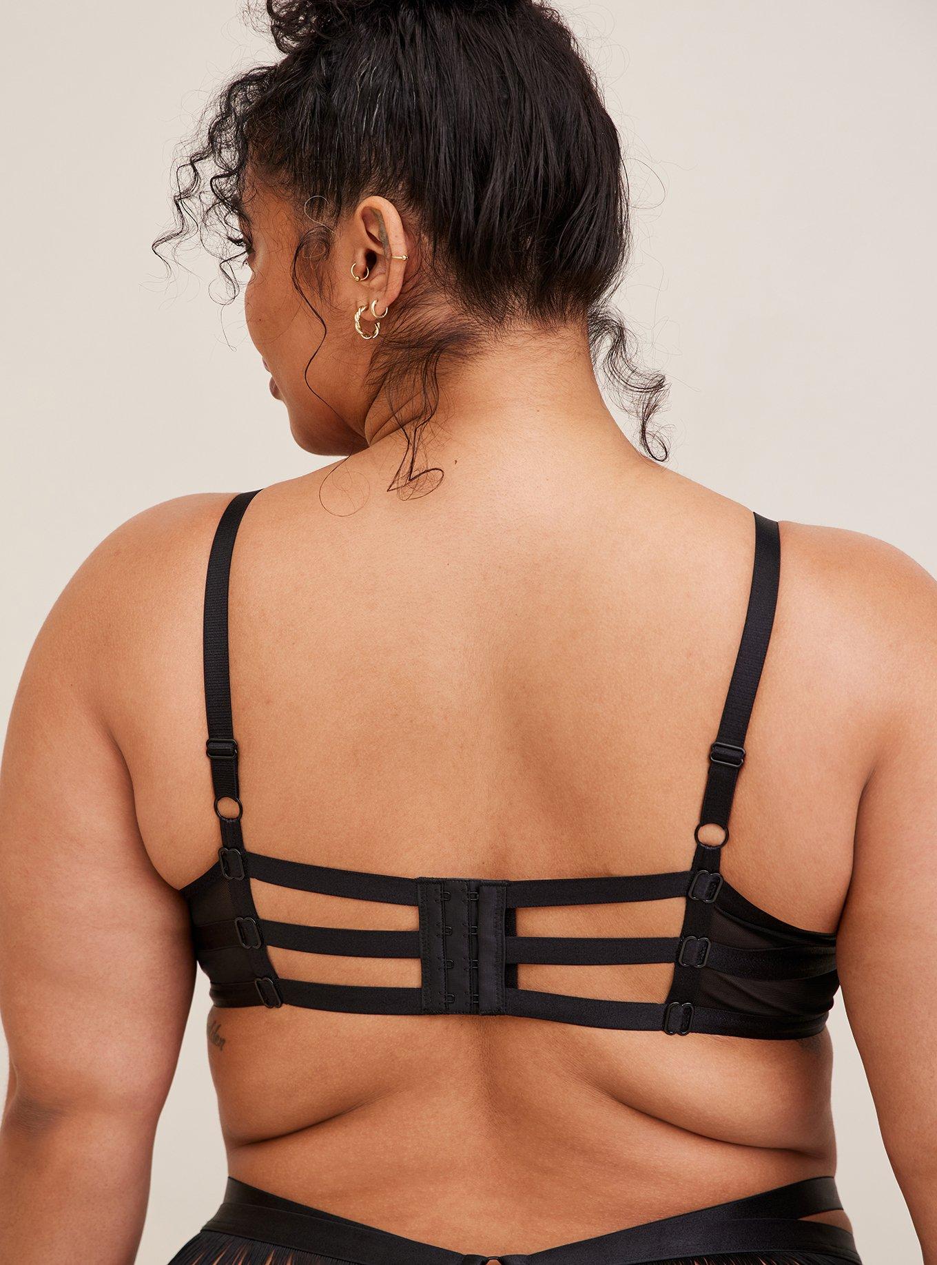 Plus Size - Cut Out Strappy Longline Bra - Torrid