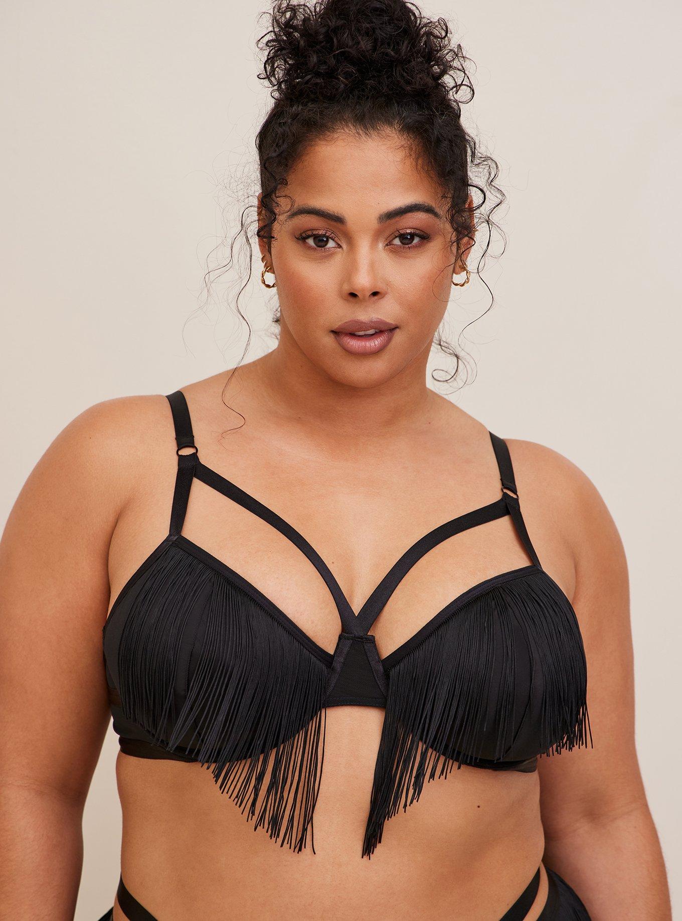 Plus Size - Floral Microfiber Underwire Longline Bralette - Torrid