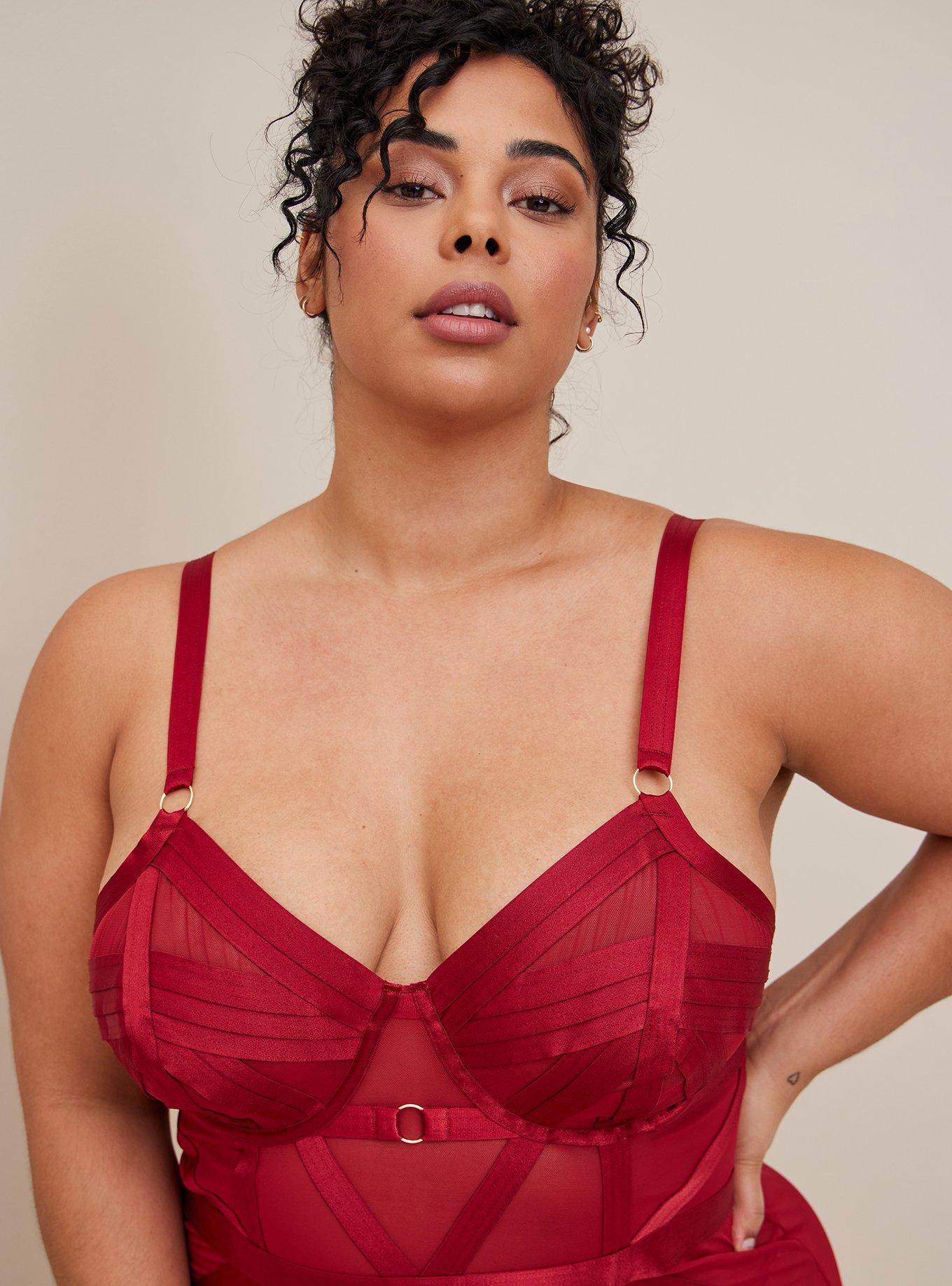 Plus Size - Cut Out Strappy Longline Bra - Torrid