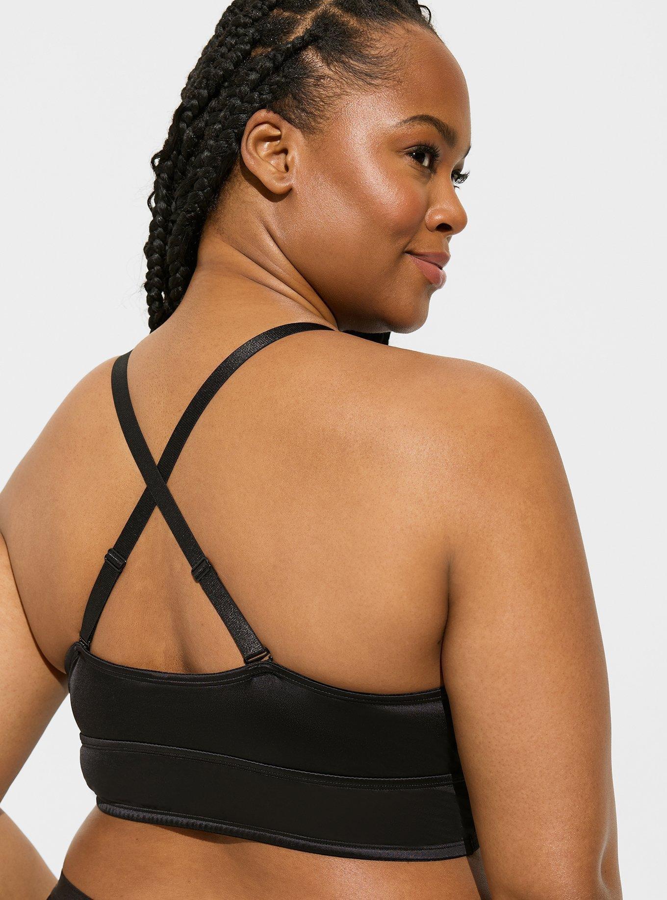 Plus Size - Lightly Lined Shine Bralette - Torrid