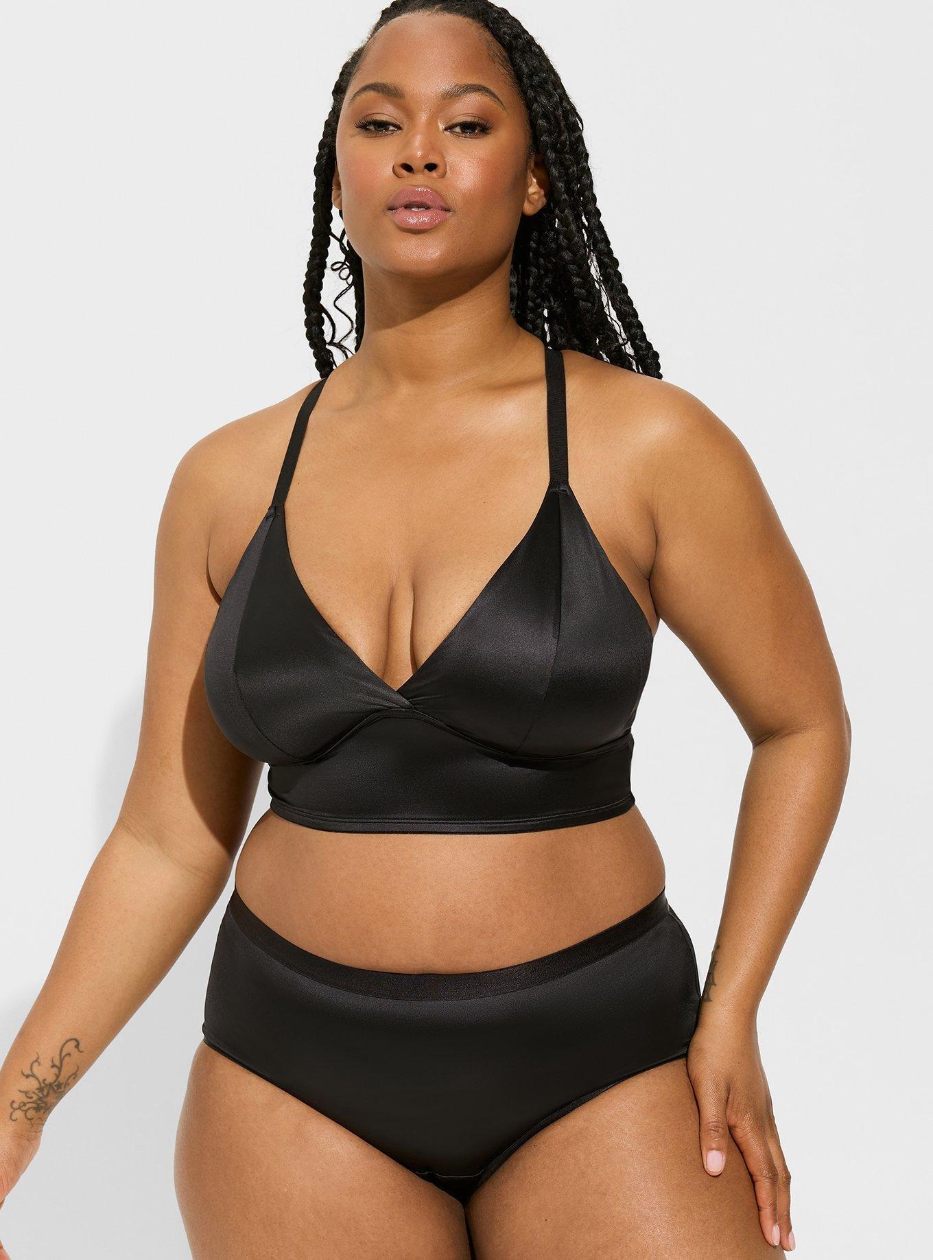 Plus Size - Lightly Lined Shine Bralette - Torrid