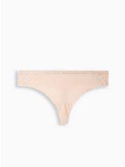 Second Skin Mid-Rise Thong Panty, ROSE DUST, hi-res
