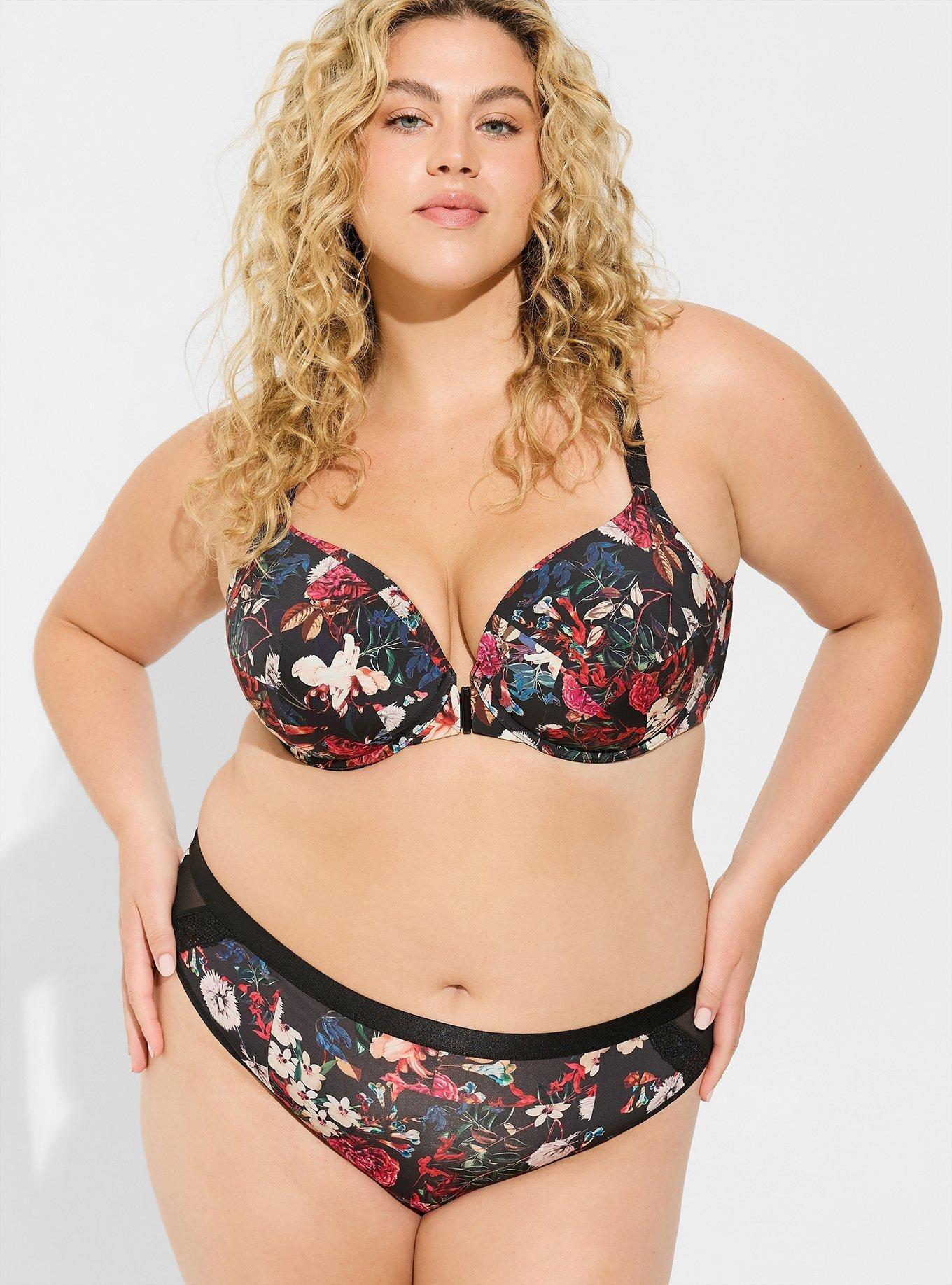 Track No Show Unlined Demi Bra - Red - 32 - H at Skims
