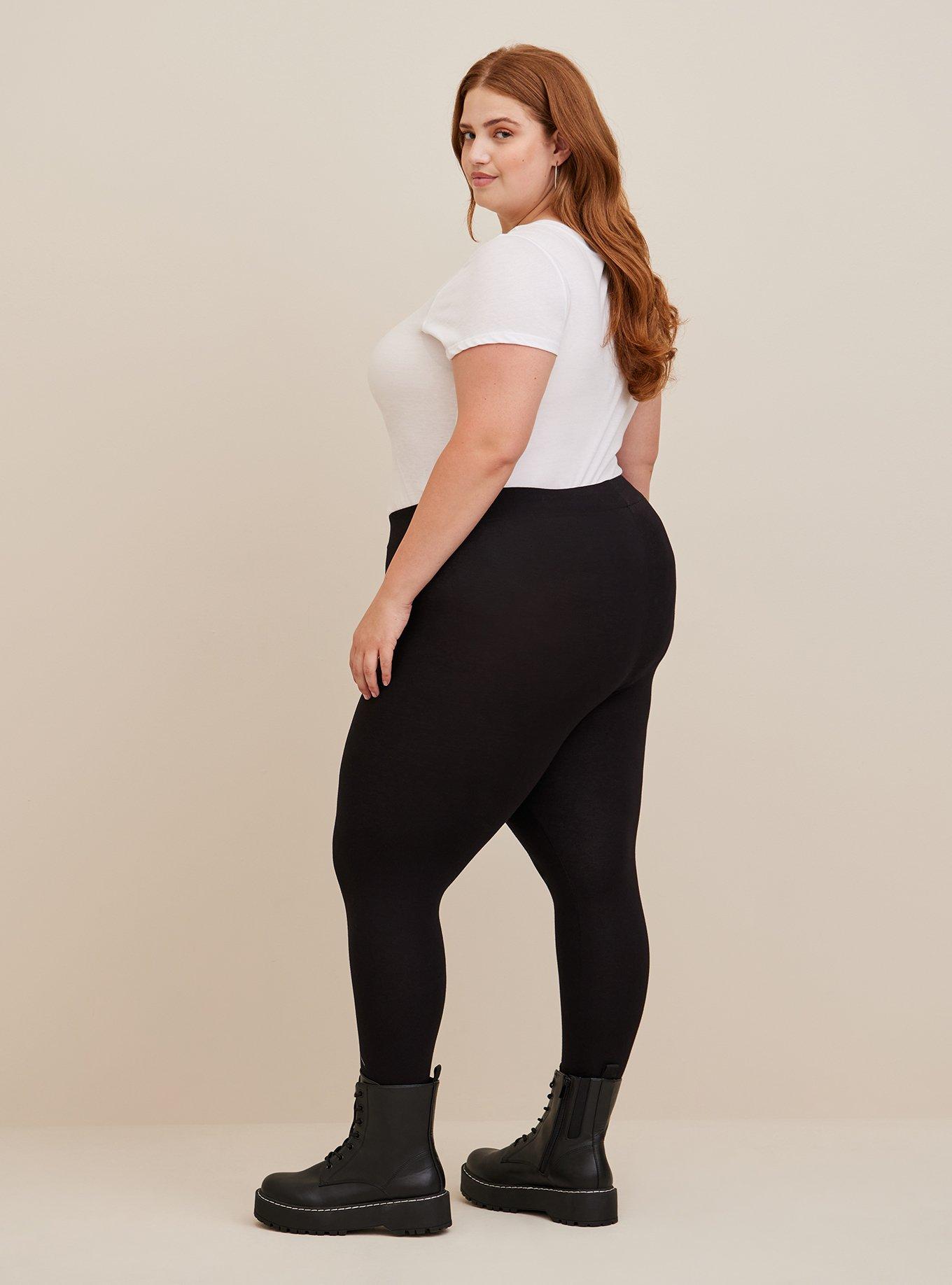 LEG-O {In The Stars} Black Star Print Leggings EXTENDED PLUS SIZE 3X/5 –  Curvy Boutique Plus Size Clothing