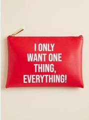 Only One Thing Pouch, , hi-res