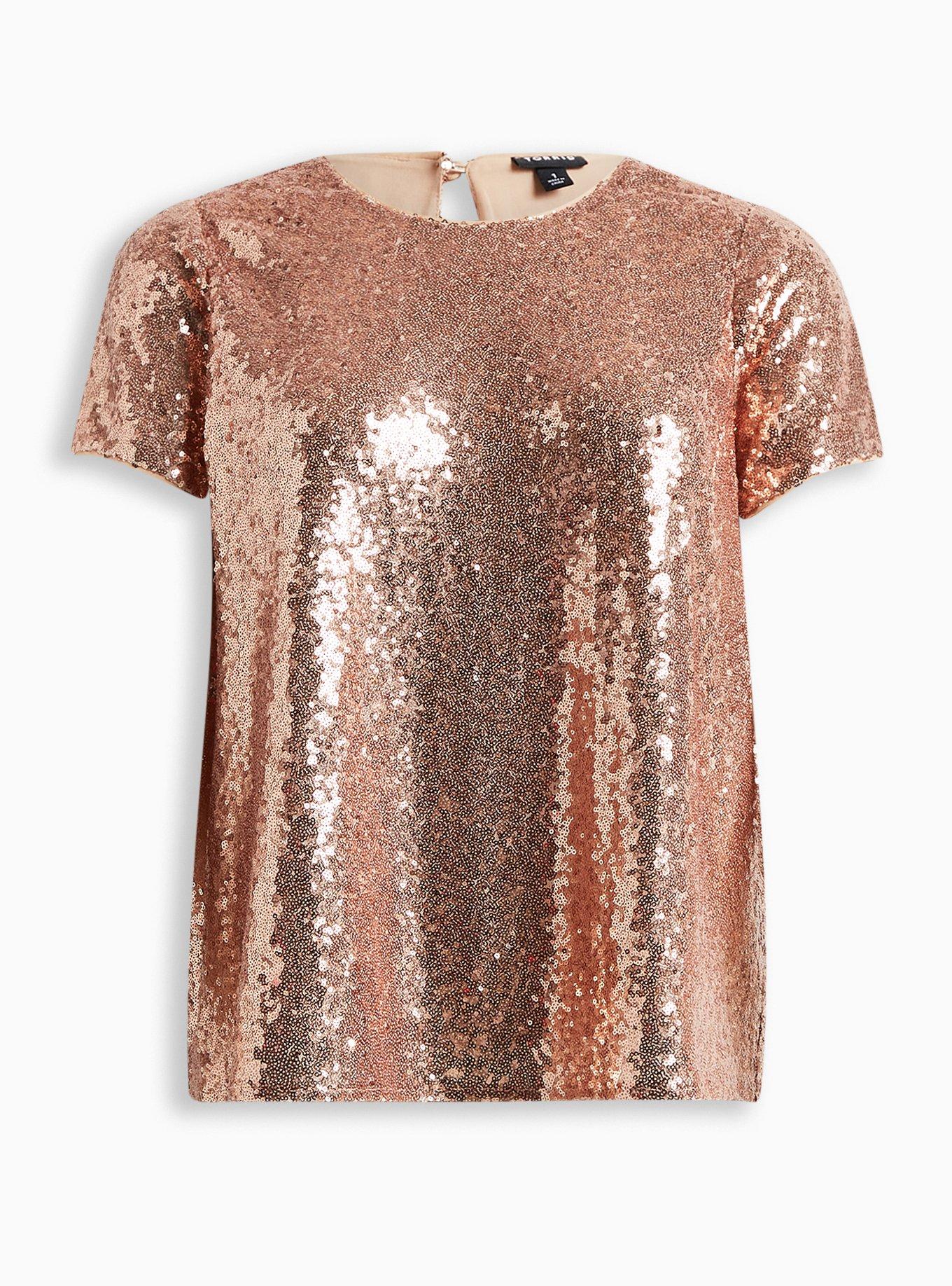 Plus Size - Abbey Sequin Top - Torrid