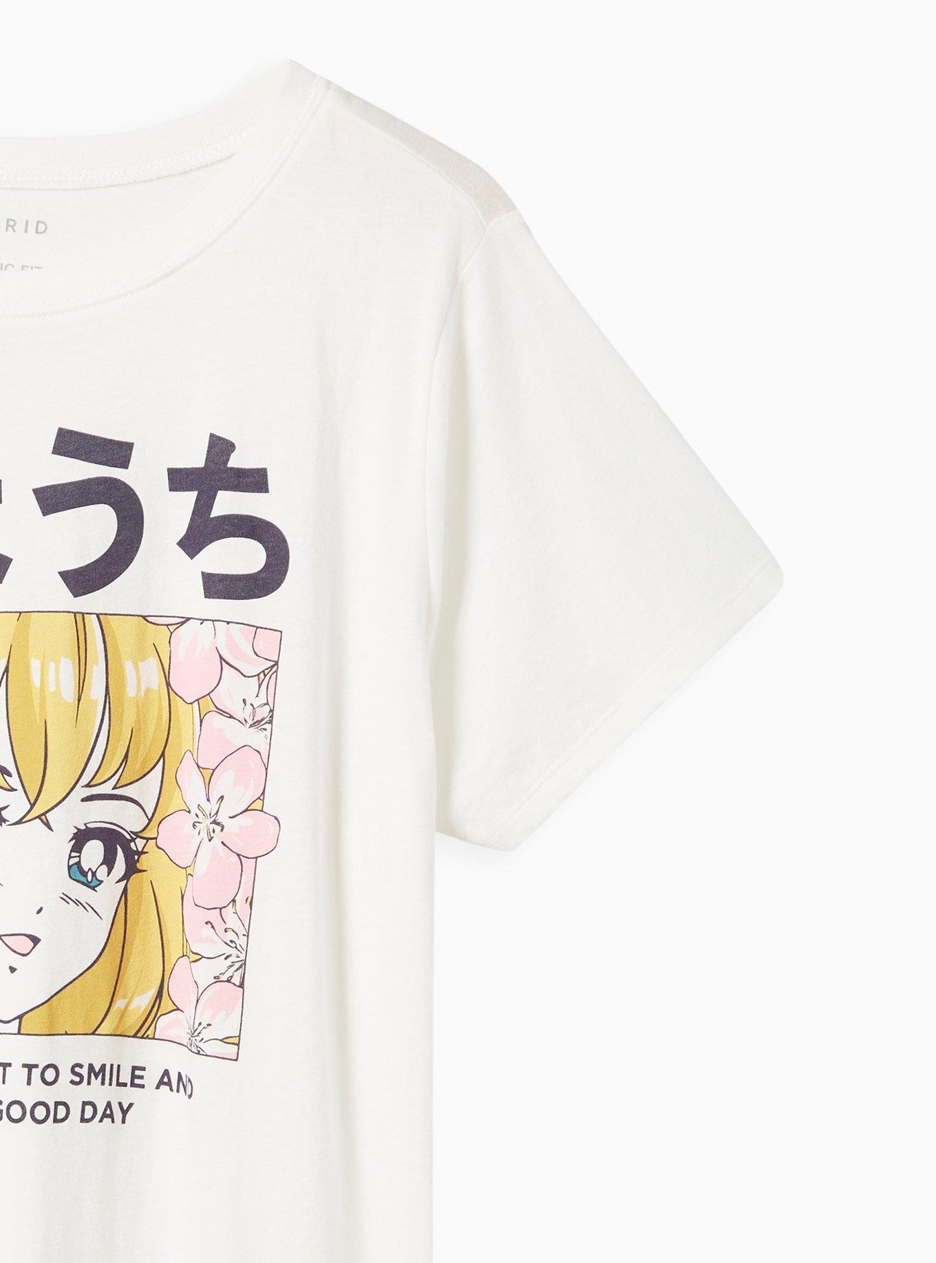 Classic Fit Tee - Cotton Anime Beige, MARSHMALLOW, alternate