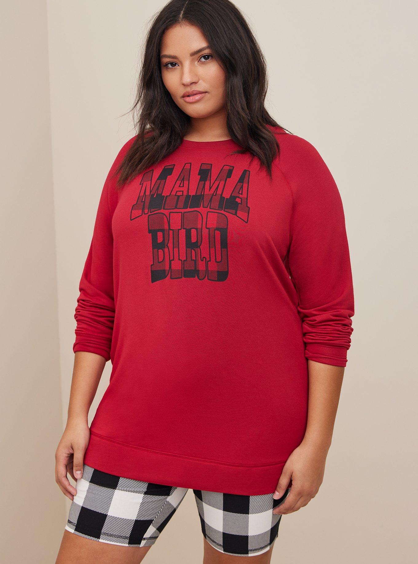 Plus Size - Dream Fleece Long Sleeve Sleep Tunic - Torrid