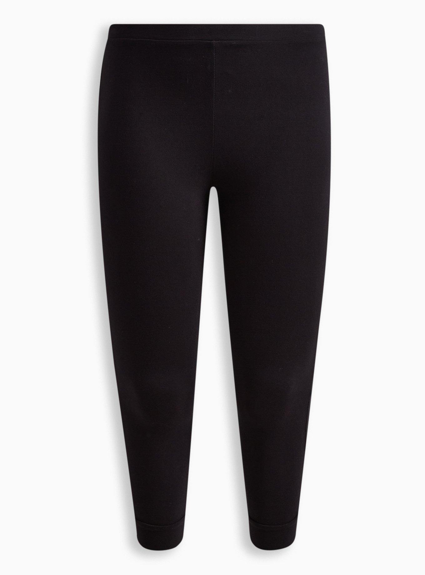 Crop Comfort Waist Premium Tie Back Legging, BLACK, hi-res