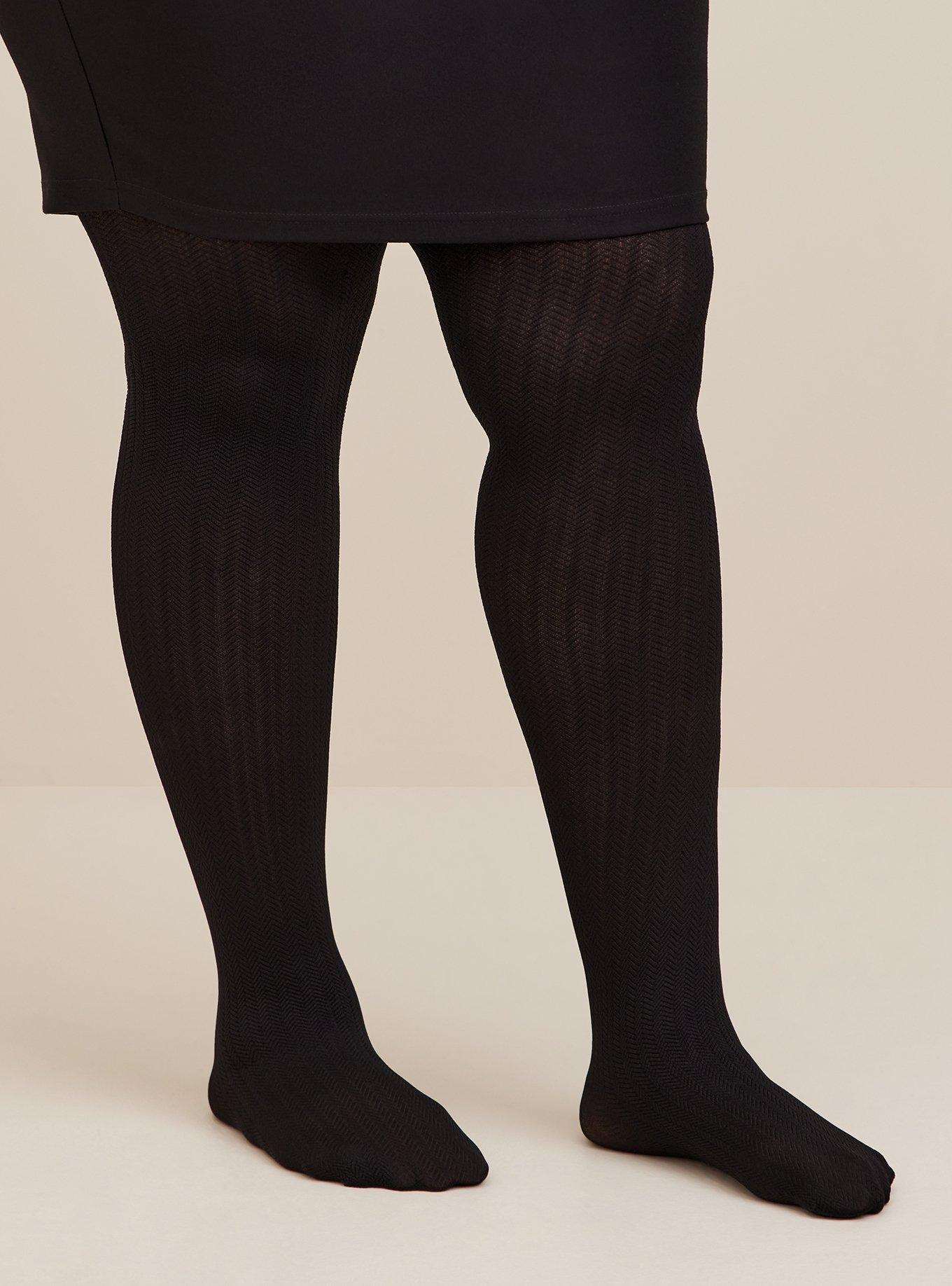 Large Herringbone Tights, Tights & Hosiery, Women