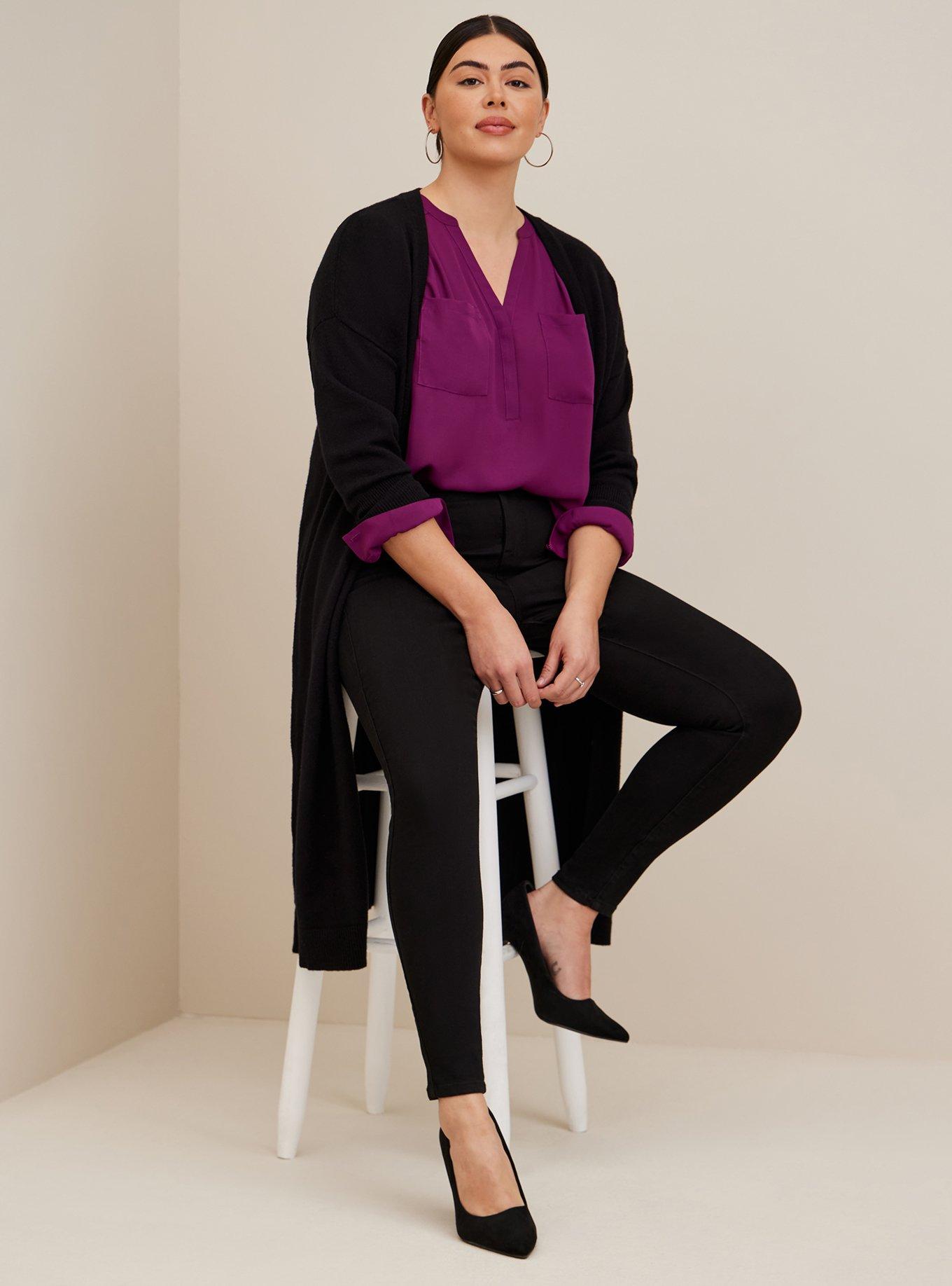 Plus Size - Harper Georgette Pullover Long Sleeve Blouse - Torrid