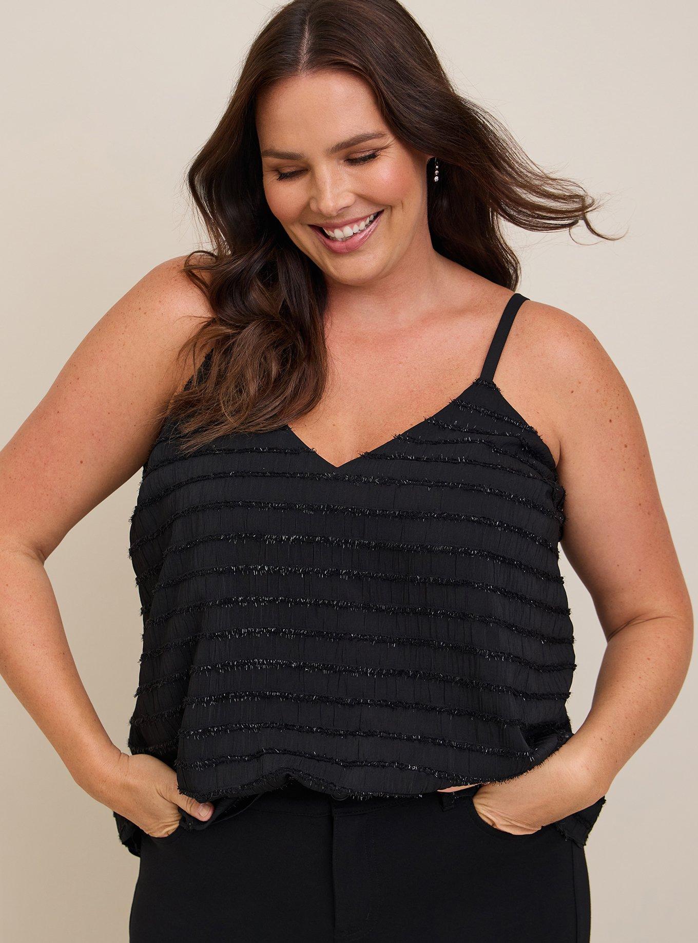 Plus Size Sophie Lurex Chiffon Swing Cami Torrid