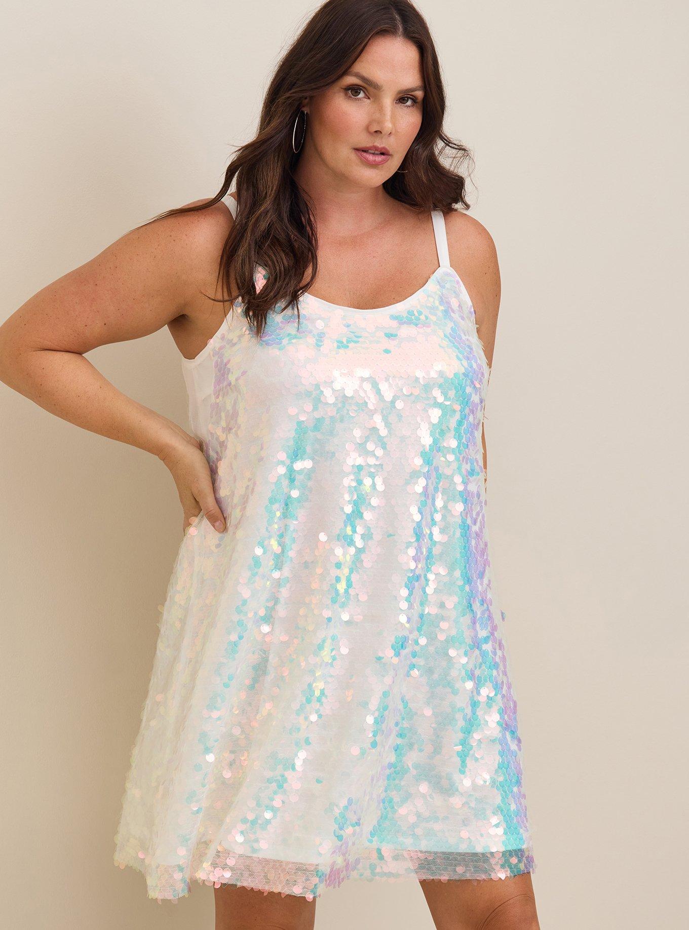 Iridescent dress hot sale plus size