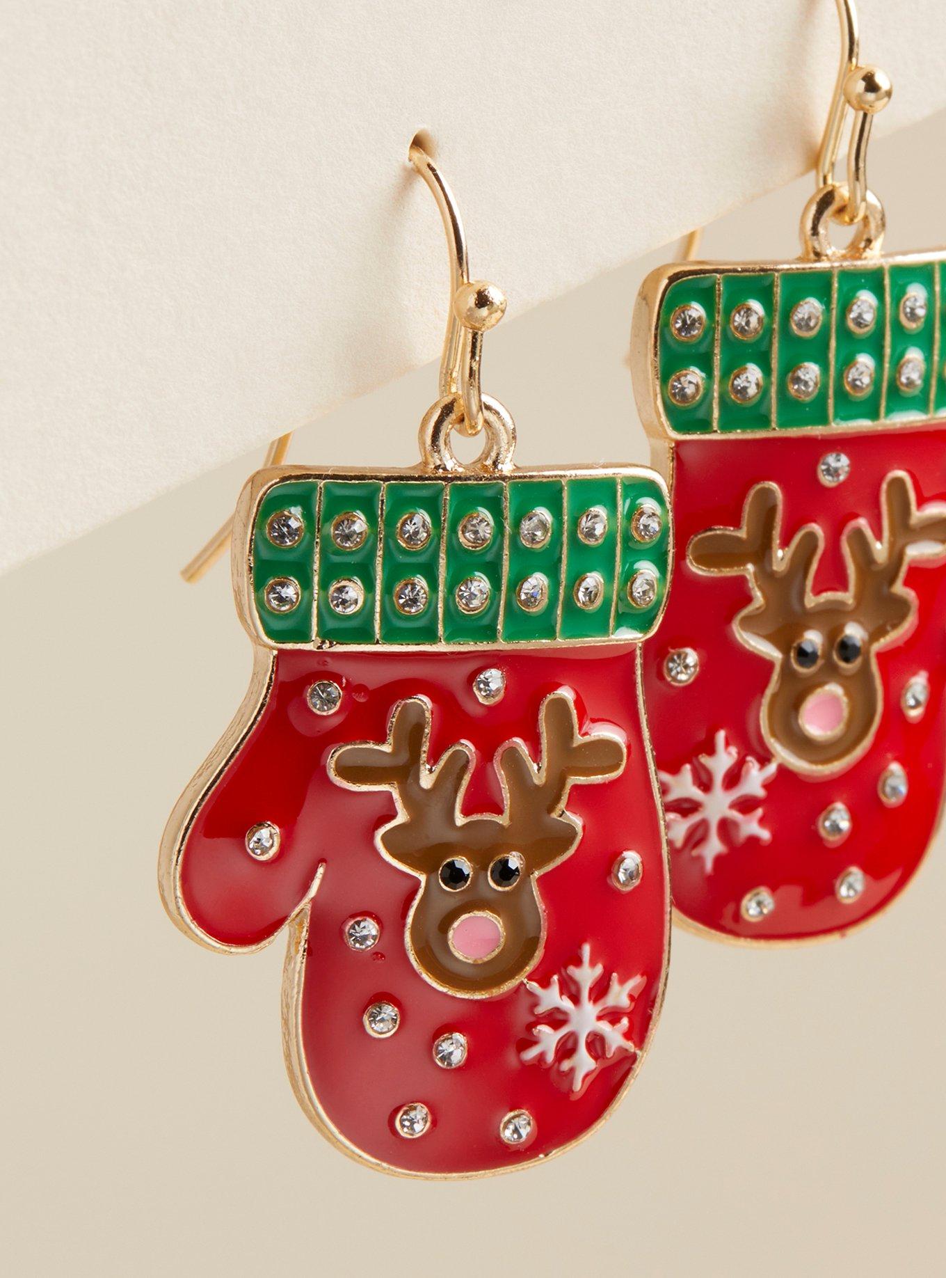 Plus Size Holiday Earring Set Torrid